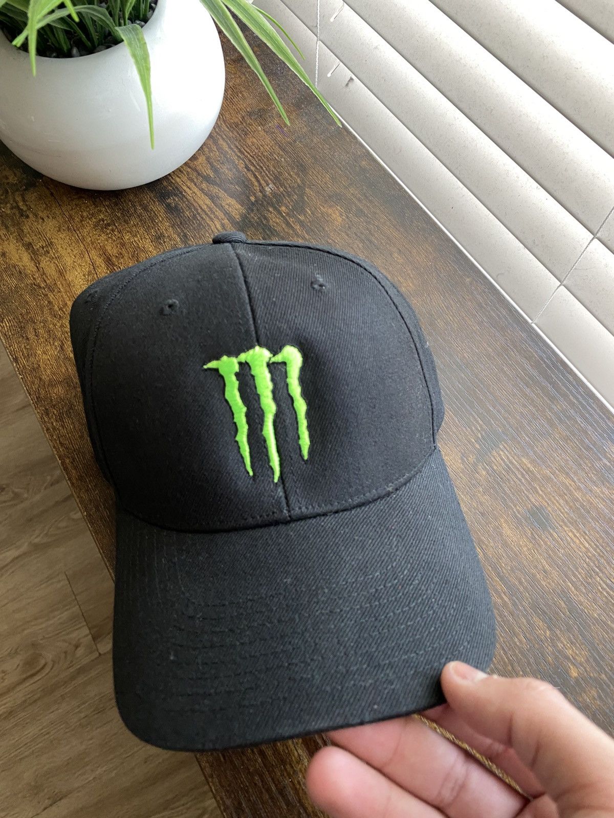 Fox Racing Y2K Black Monster Energy Drink Snapback Hat Size ONE SIZE - 2 Thumbnail