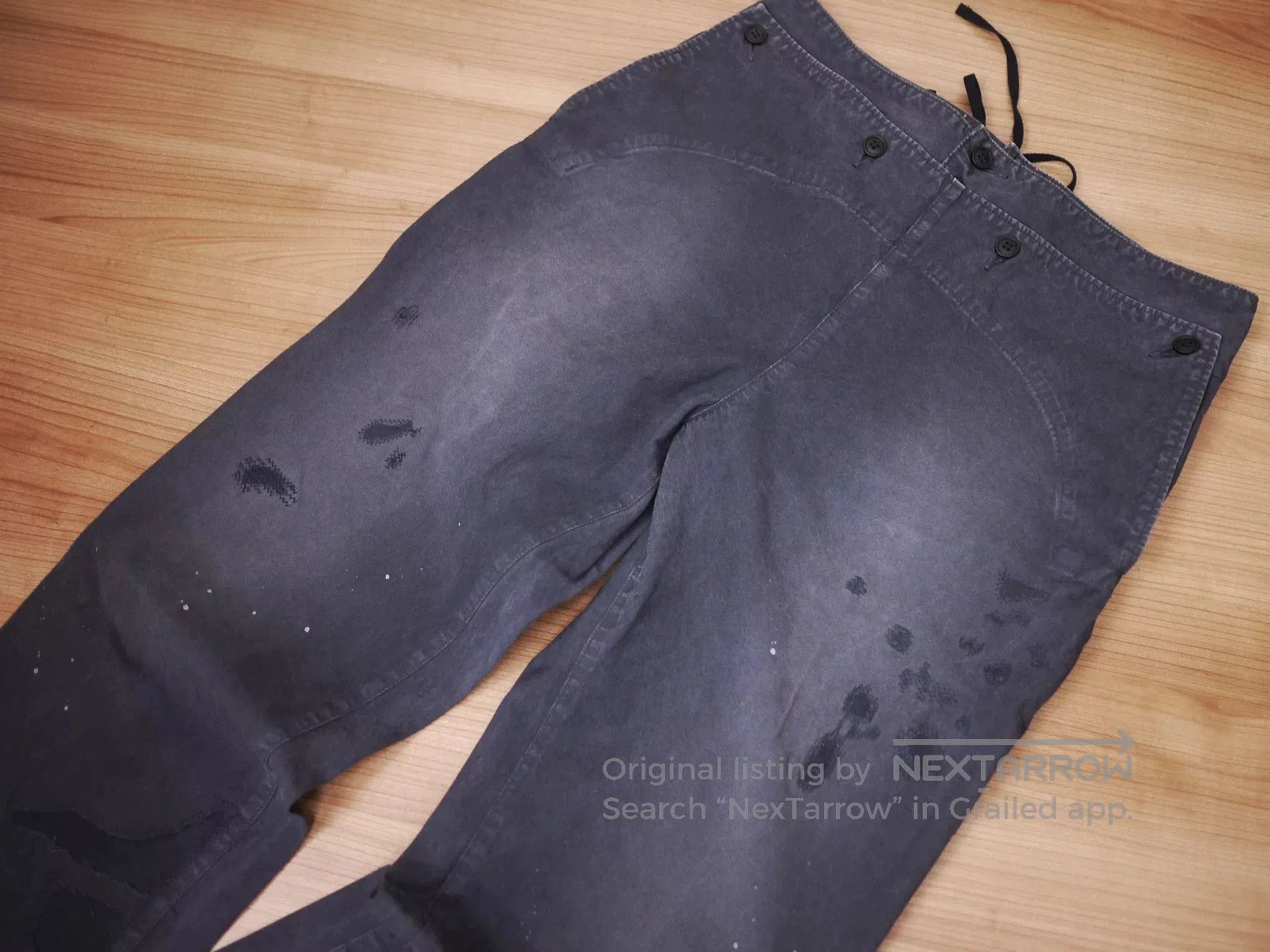 Visvim visvim holman pants with damage details. Size US 34 / EU 50 - 4 Thumbnail