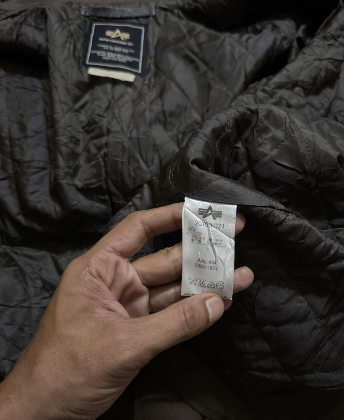 Alpha Industries Vintage Wool Jacket ALPHA INDUSTRIES INC Size US L / EU 52-54 / 3 - 6 Thumbnail