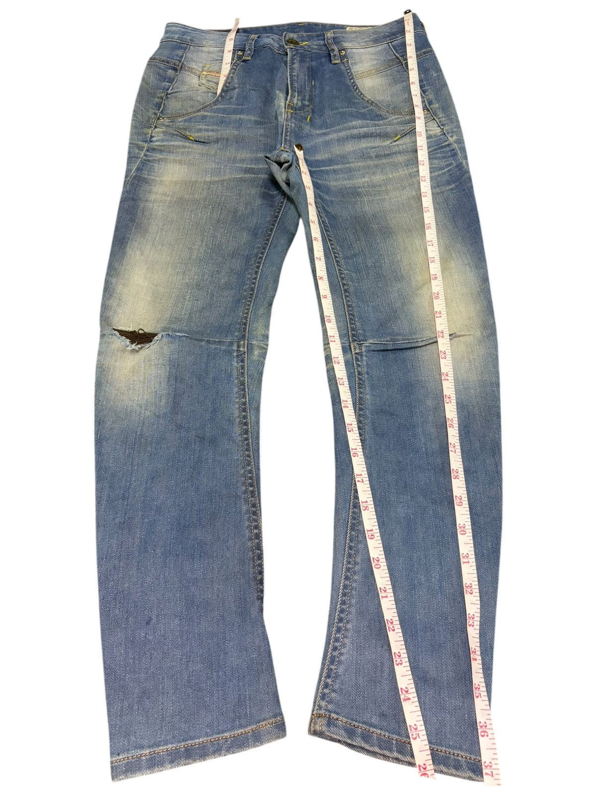 Diesel Vintage Diesel Fayza Mud Wash Distressed Jeans Size 29" - 7 Thumbnail
