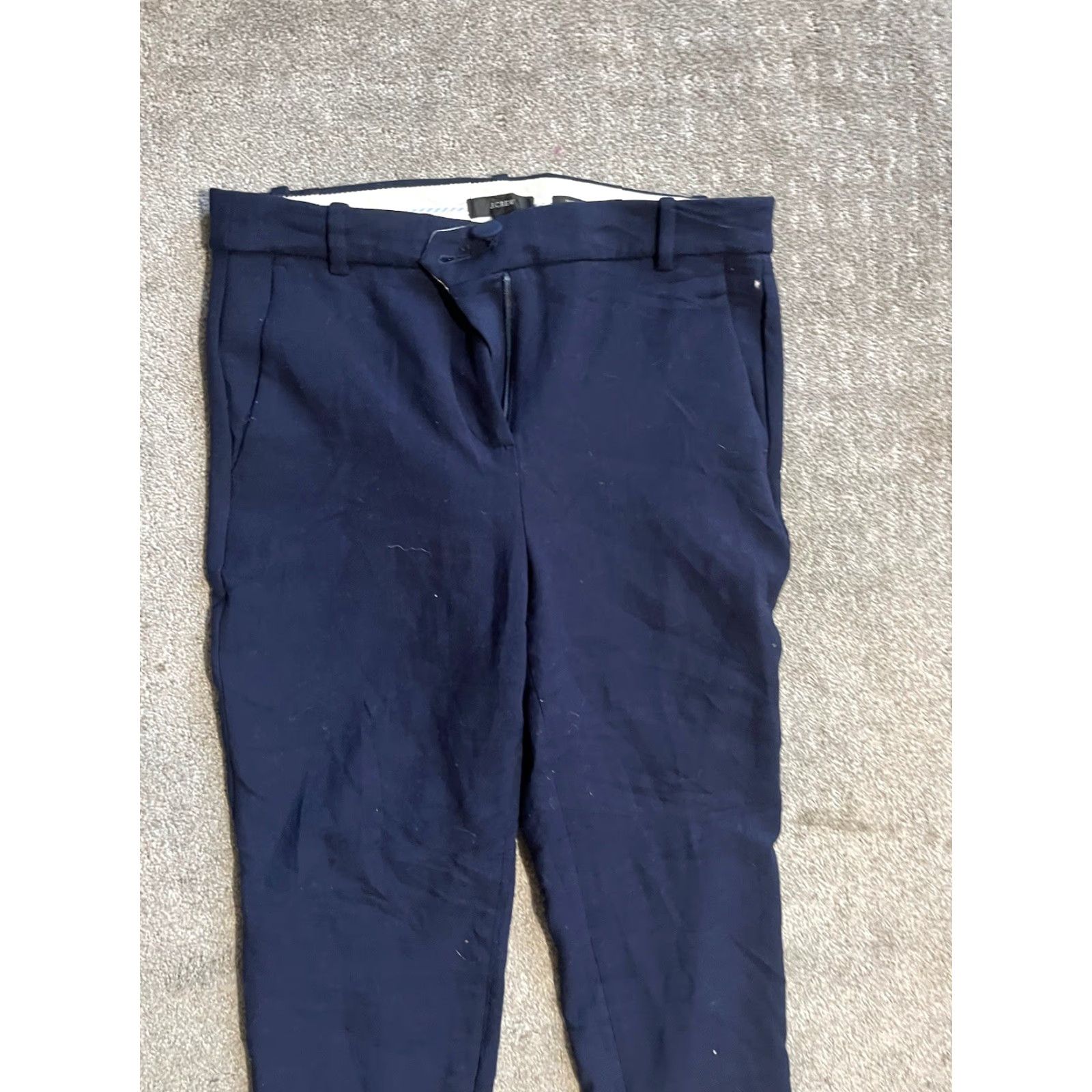 J.Crew J.CREW High Rise Cameron Pant Blue Size 6 Four Season Stretch Dress Pants Size 28" / US 6 / IT 42 - 2 Thumbnail