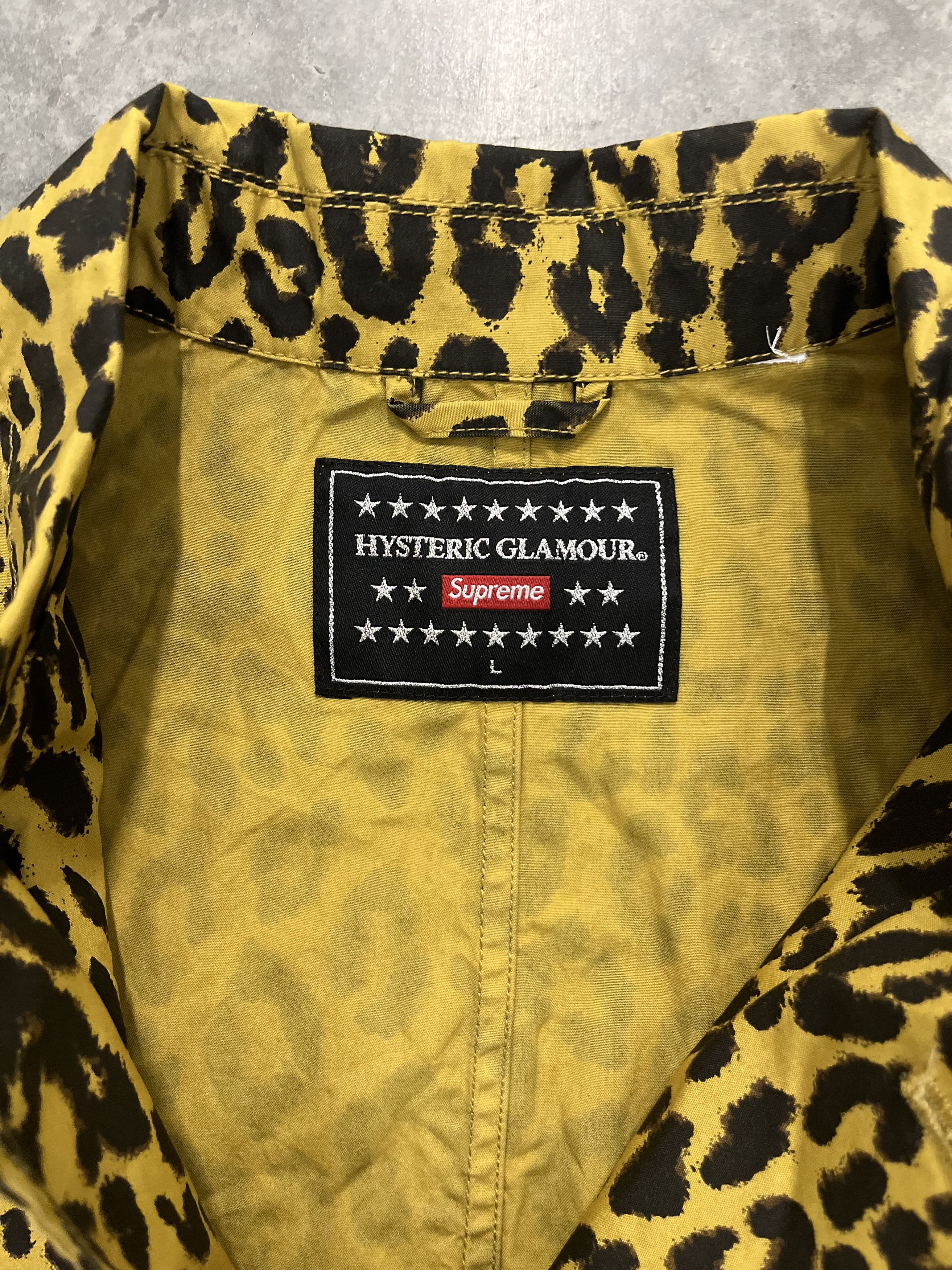 Hysteric Glamour × Supreme Supreme X Hysteric Glamour Leopard Trench Coat Size L Size US L / EU 52-54 / 3 - 4 Thumbnail