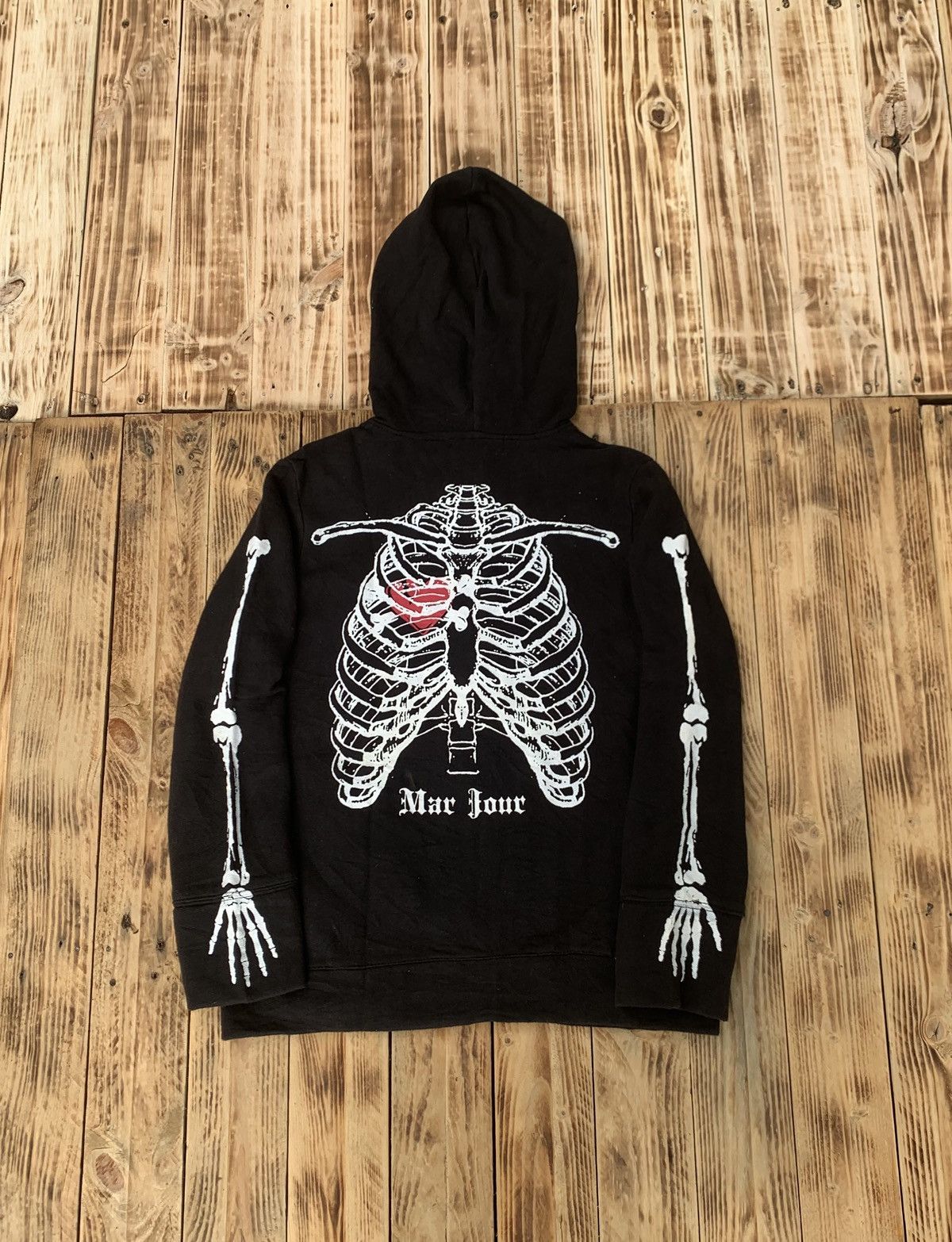 14th Addiction Mar Jour Skeleton Full Zipp Hoodie Size US M / EU 48-50 / 2 - 4 Thumbnail