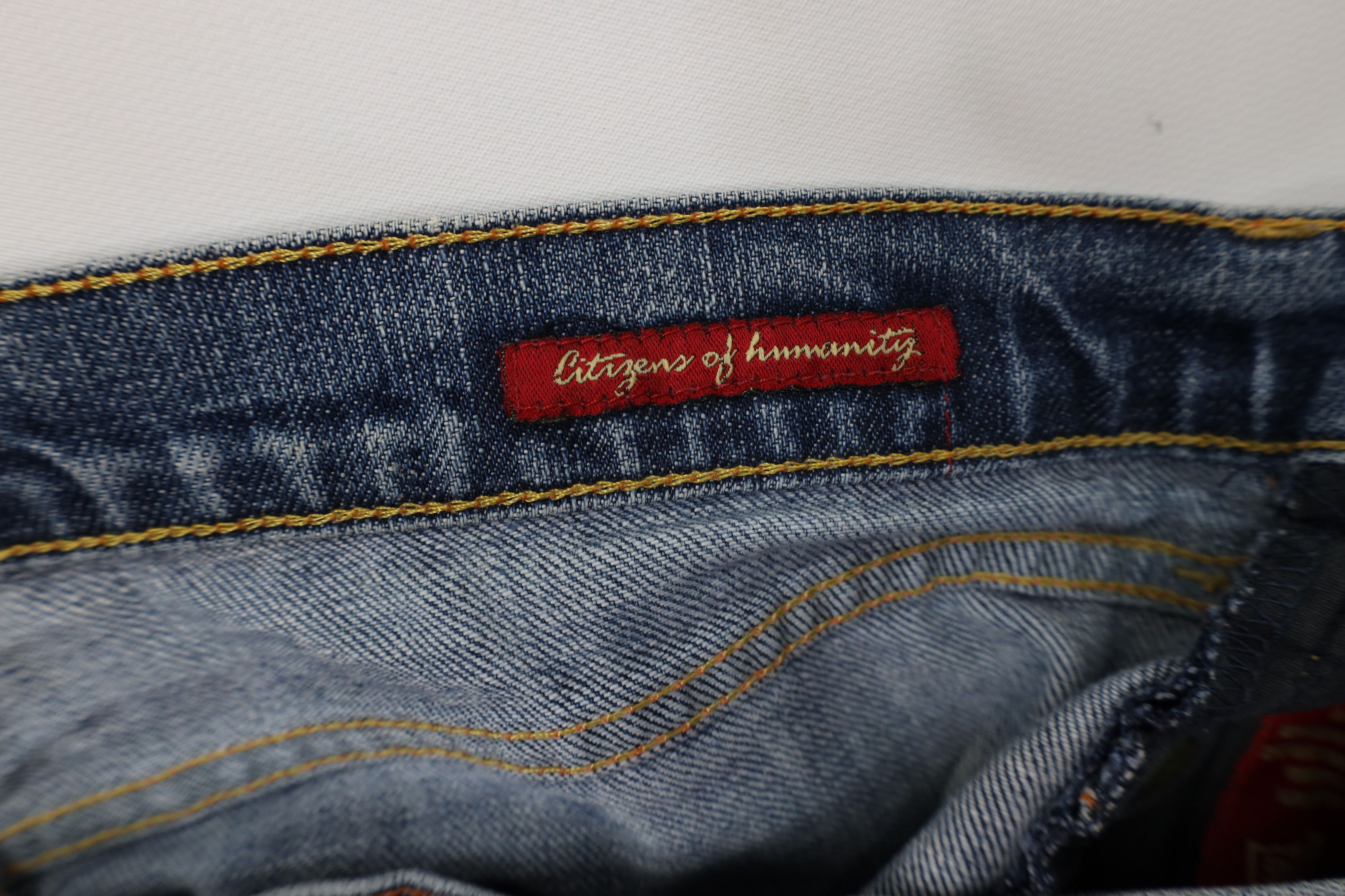 Vintage Vintage Citizens of Humanity Stretch Bootcut Denim Jeans USA Size 28" / US 6 / IT 42 - 10 Thumbnail