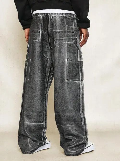 Japanese Brand × Vintage Straight leg Designer RETRO Y2K jeans Size US 30 / EU 46 - 3 Thumbnail