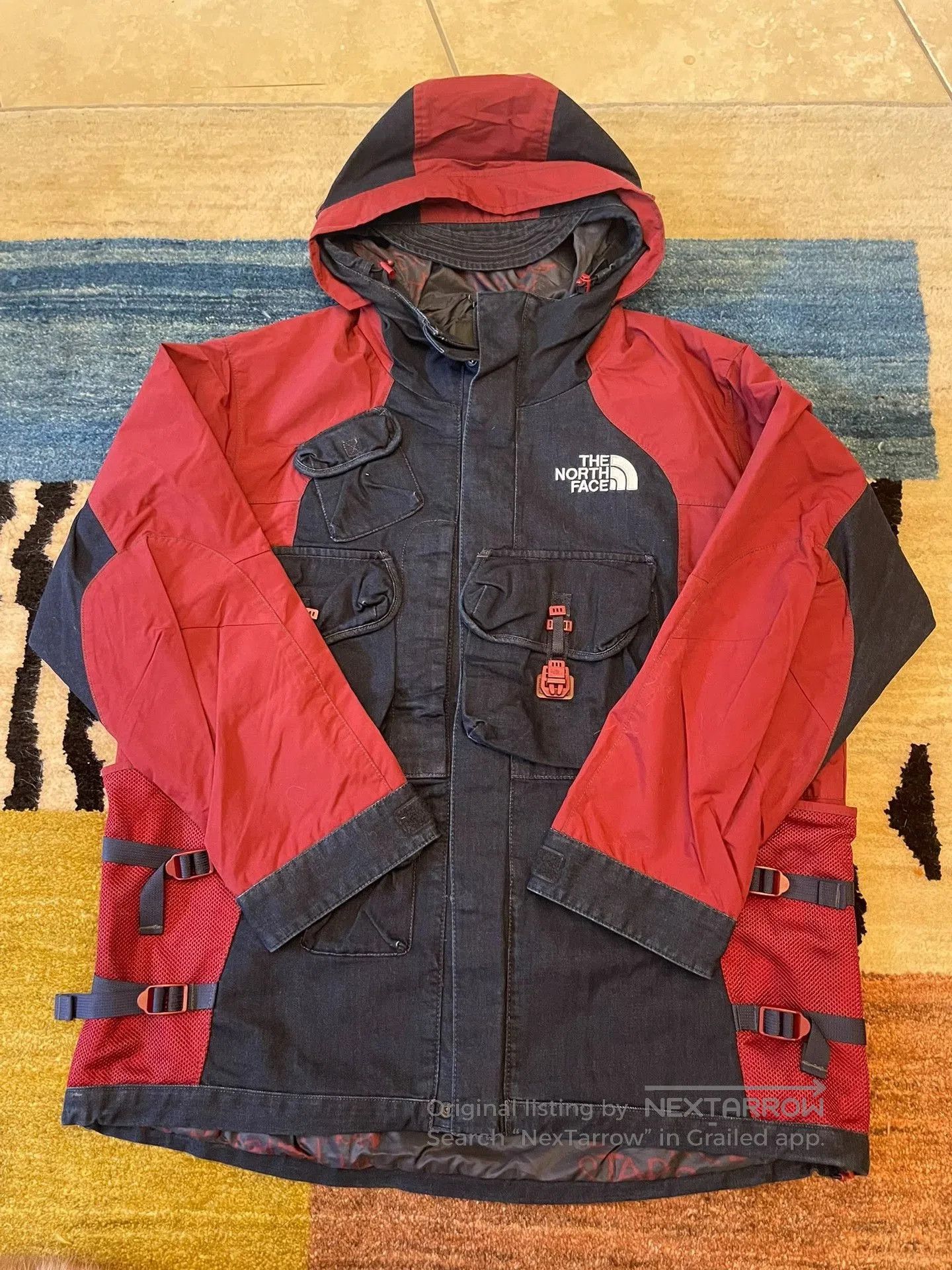 The North Face The North Face Men's Red Blue Softshell Jacket. Size US XL / EU 56 / 4 - 2 Thumbnail