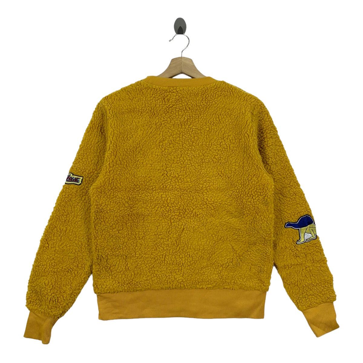 Japanese Brand LEFT ALONE Japanese Brand Deep Pile Fleece Sweatshirt Jumper Size US M / EU 48-50 / 2 - 2 Thumbnail