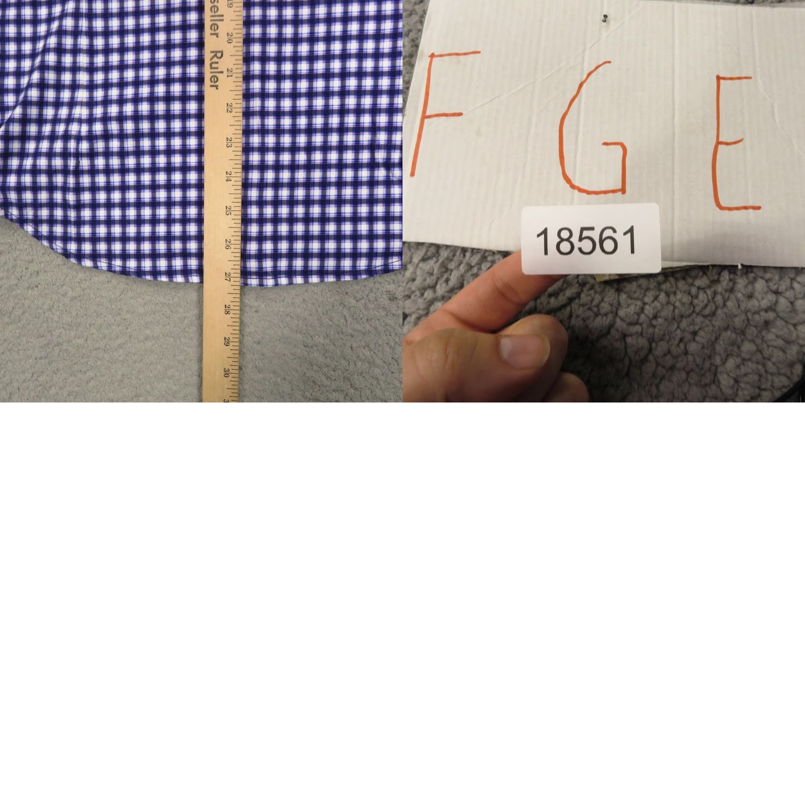 Vintage Buttercloth Shirt Mens Small SLIM Icy Cotton Performance Cooling Plaid Blue Flex Size US S / EU 44-46 / 1 - 9 Thumbnail
