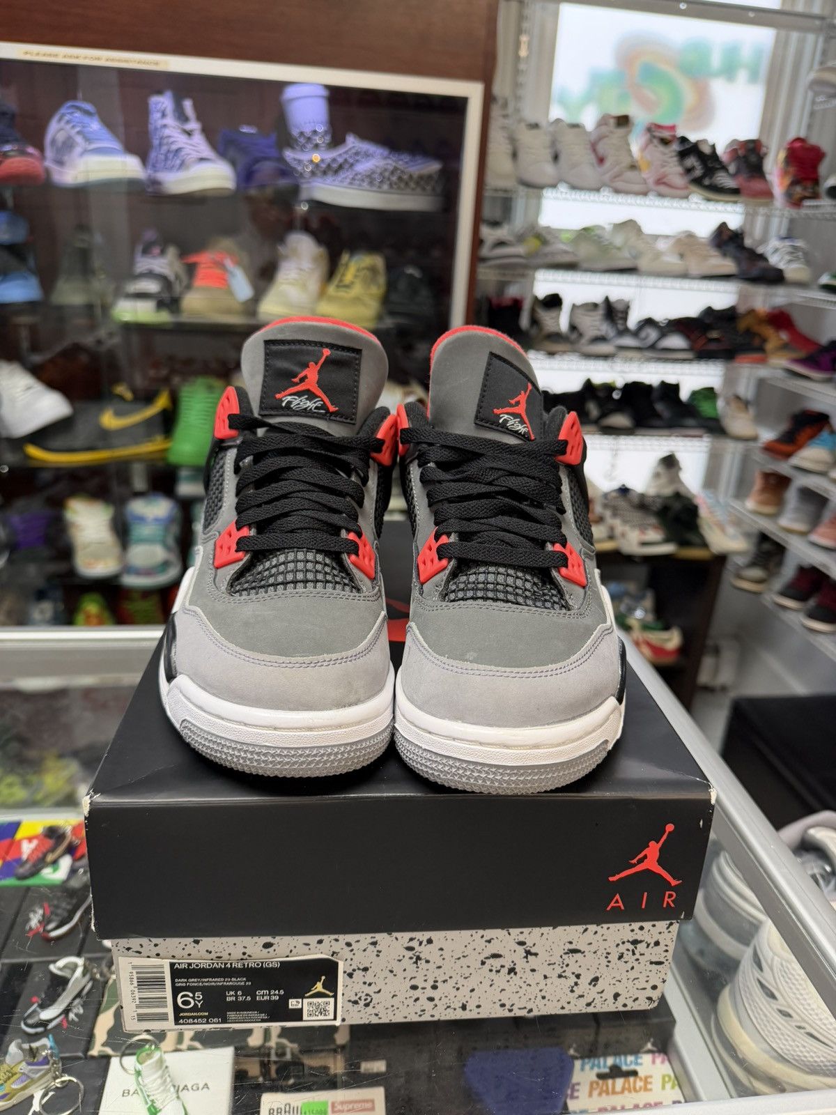 Jordan Brand Jordan 4 Retro ‘Infared’ Size US 6.5 / EU 39-40 - 3 Thumbnail