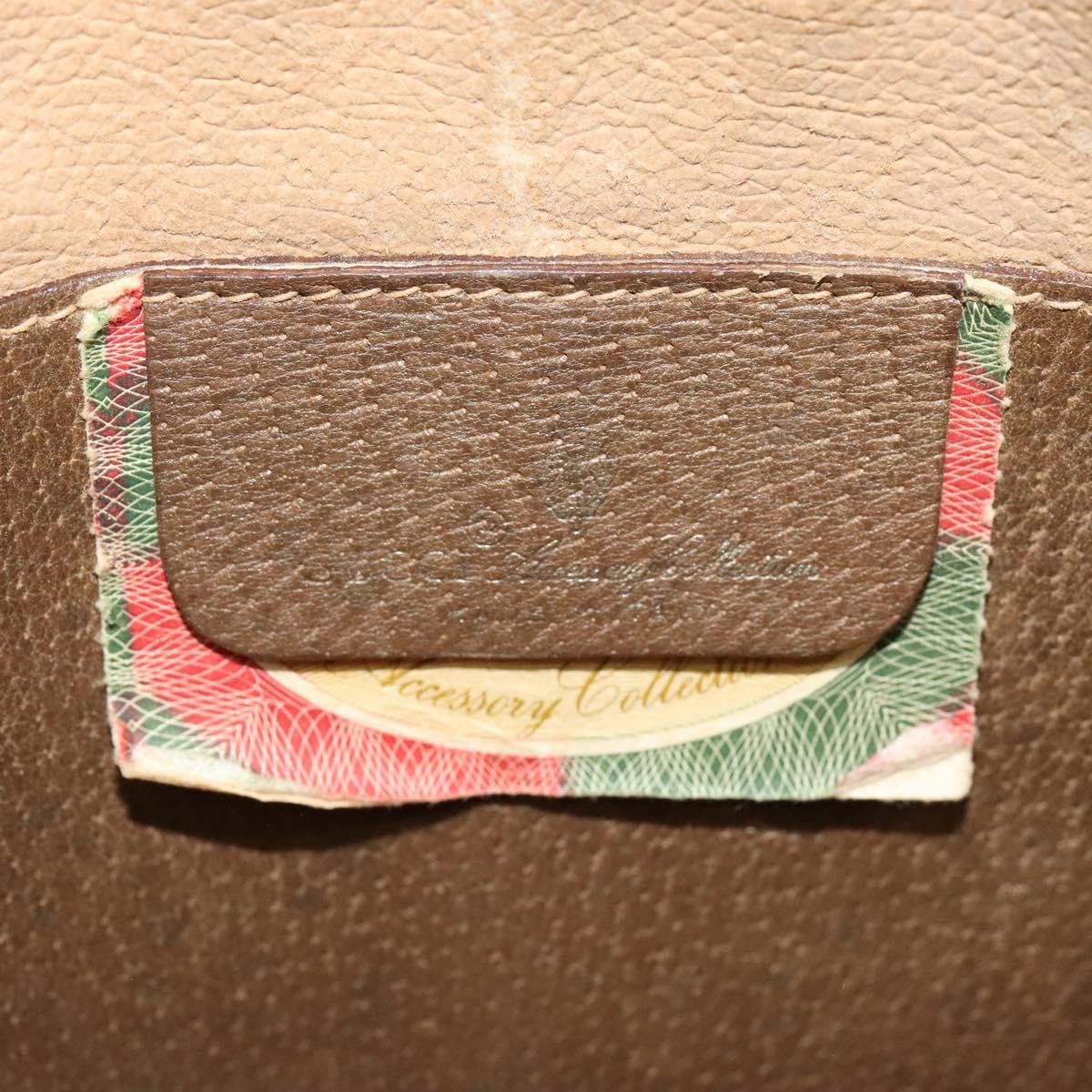 Gucci GUCCI GG Supreme Web Sherry Line Shoulder Bag Pvc Beige 904 Size ONE SIZE - 16 Thumbnail