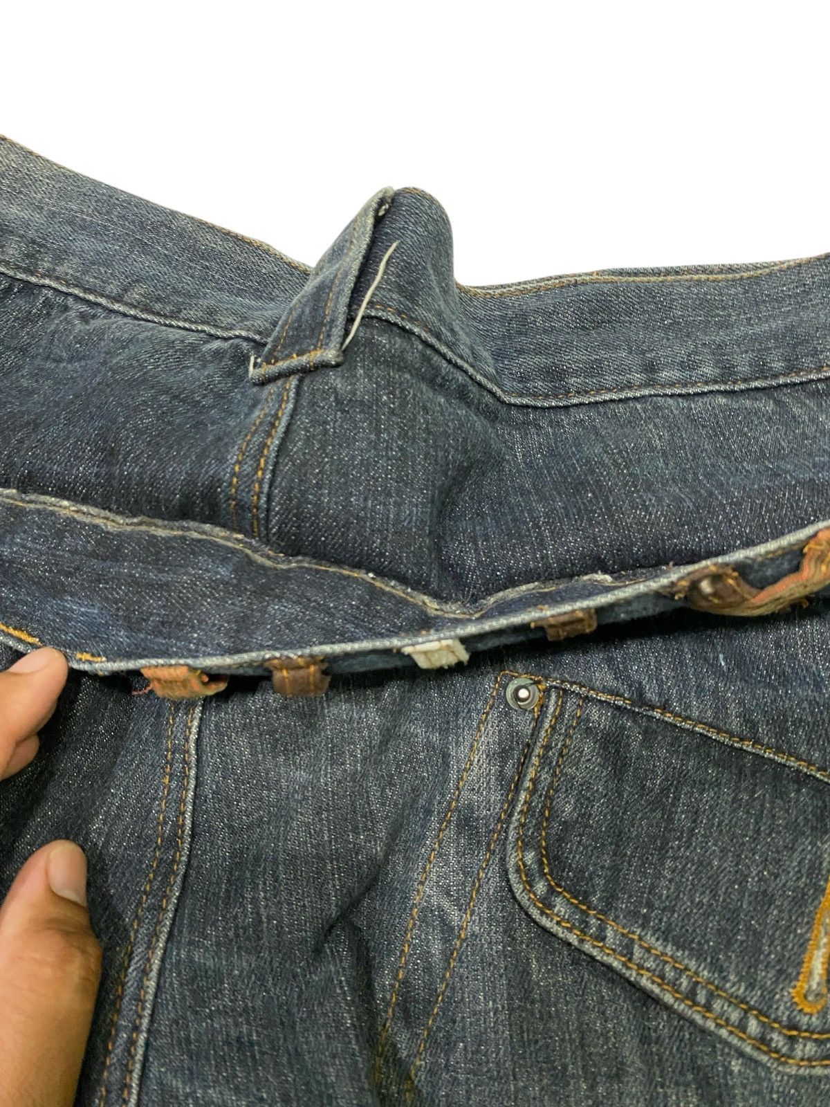 Japanese Brand Japanese Brand X Agate label ppfm style double knee jeans Size US 34 / EU 50 - 18 Thumbnail