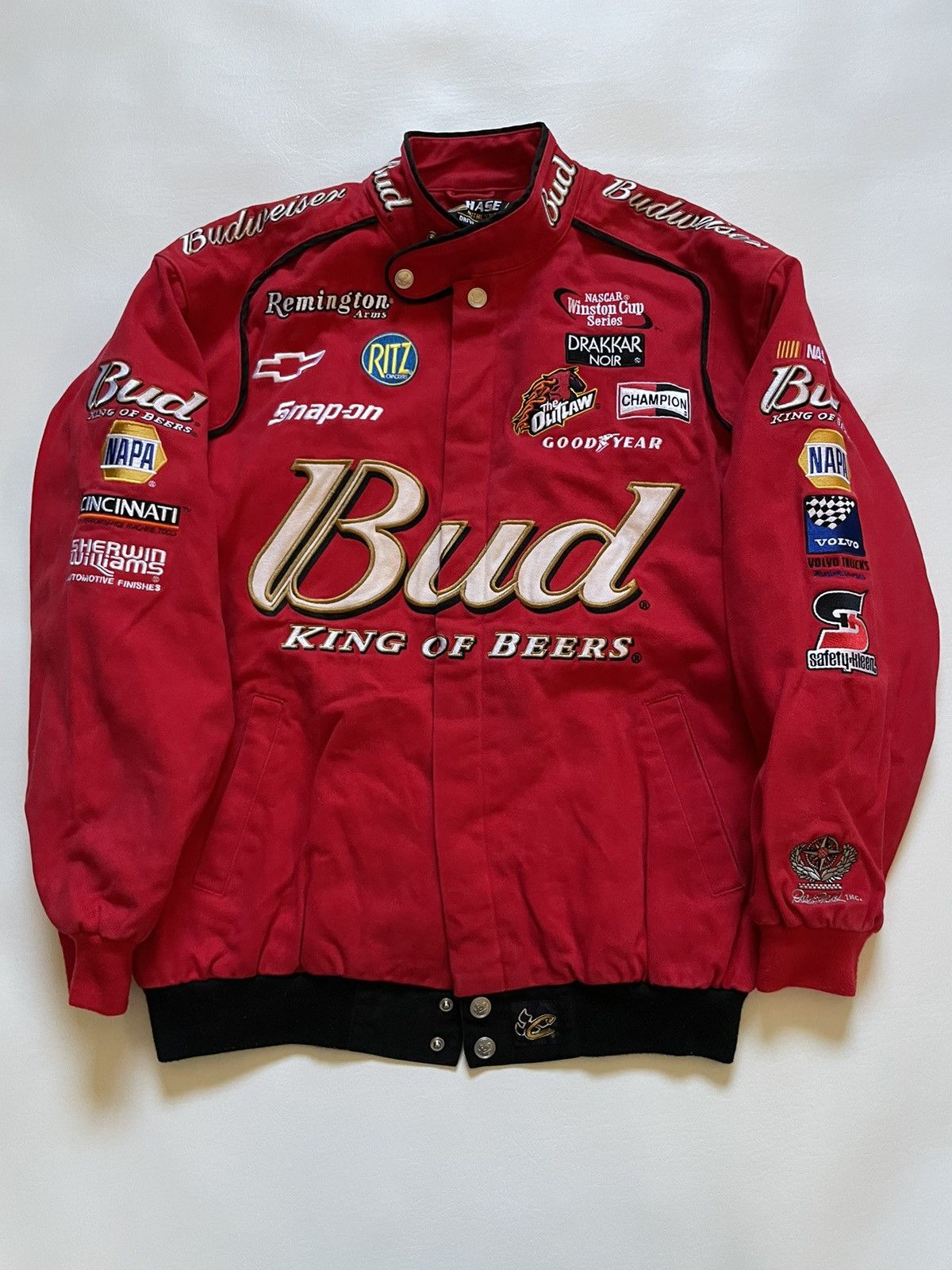Budweiser × Vintage Vintage Budweiser nascar jacket Size US L / EU 52-54 / 3 - 1 Thumbnail