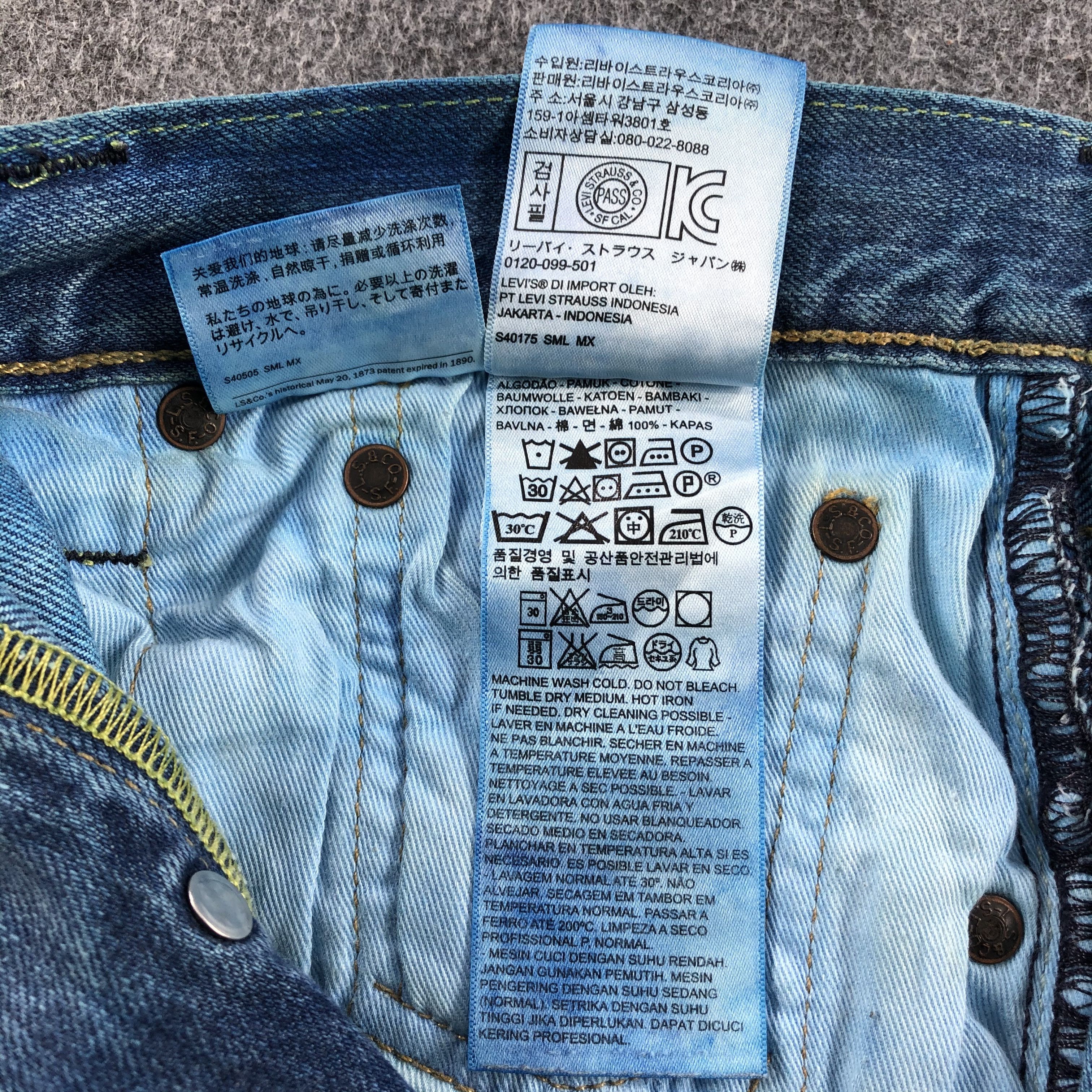 Levi's Levis 501 Custom Colour Jeans-JM846 Size US 31 - 10 Thumbnail