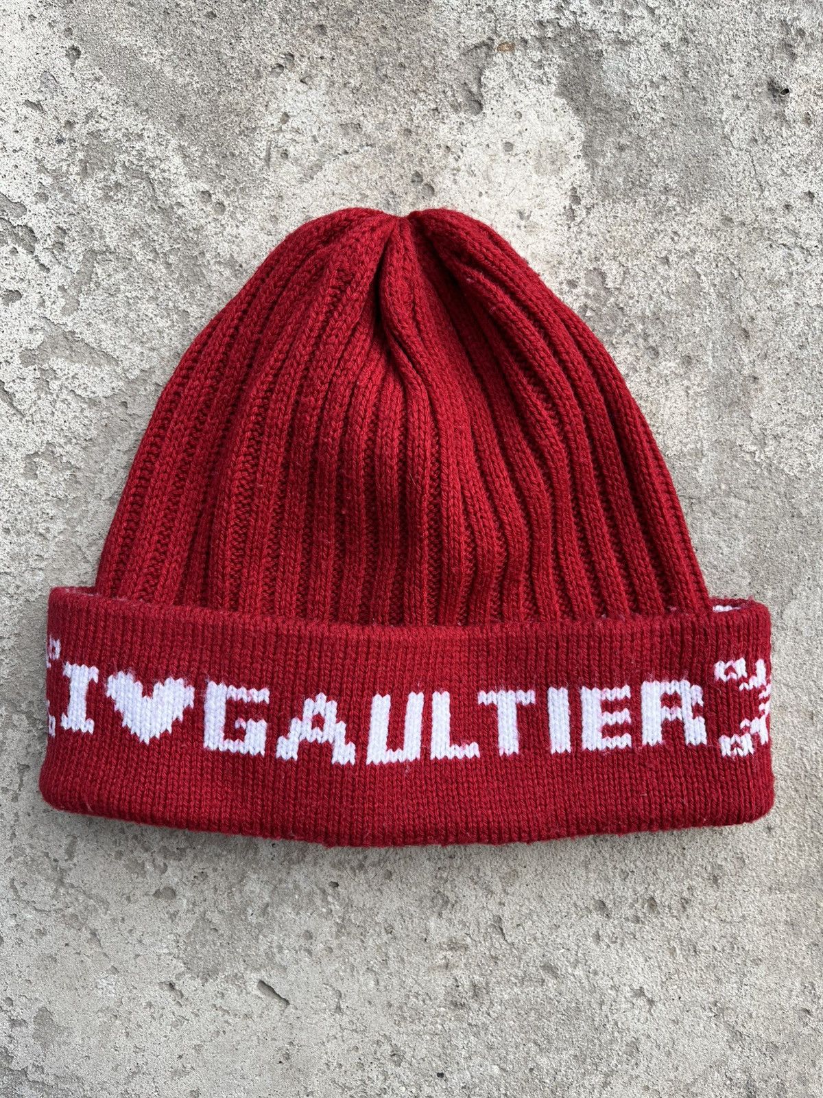 Jean Paul Gaultier Vintage JPG I ❤️ Gaultier Striped Scarf Y2K