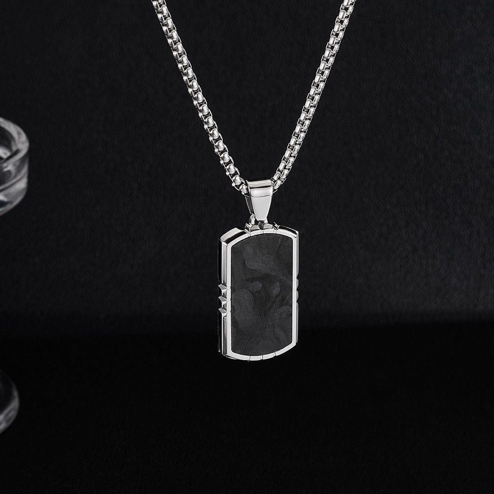 Jewelry Black Titanium Steel Necklace Size ONE SIZE - 6 Thumbnail