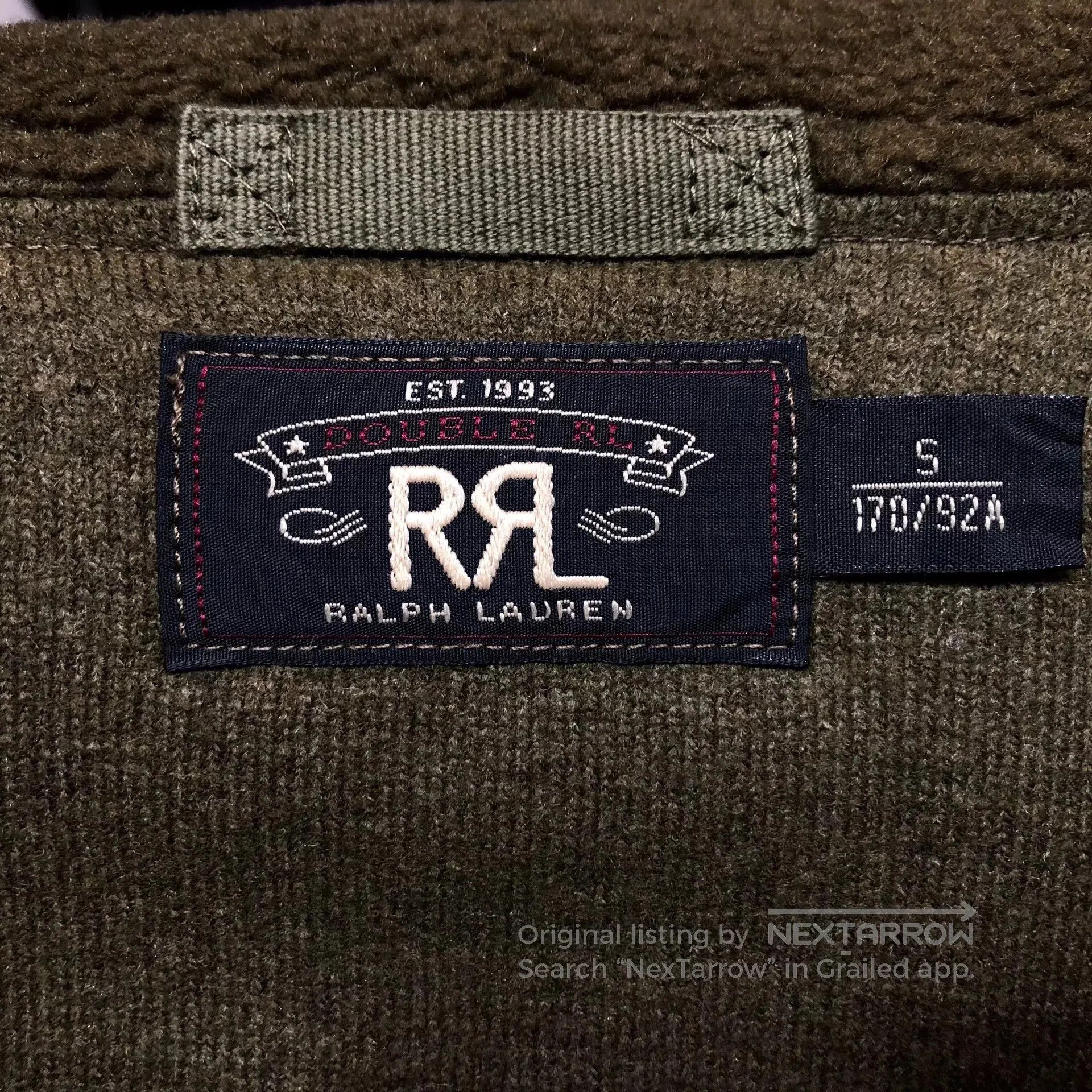 RRL Ralph Lauren RRL Vintage Fleece Jacket by Ralph Lauren. Size US S / EU 44-46 / 1 - 3 Thumbnail