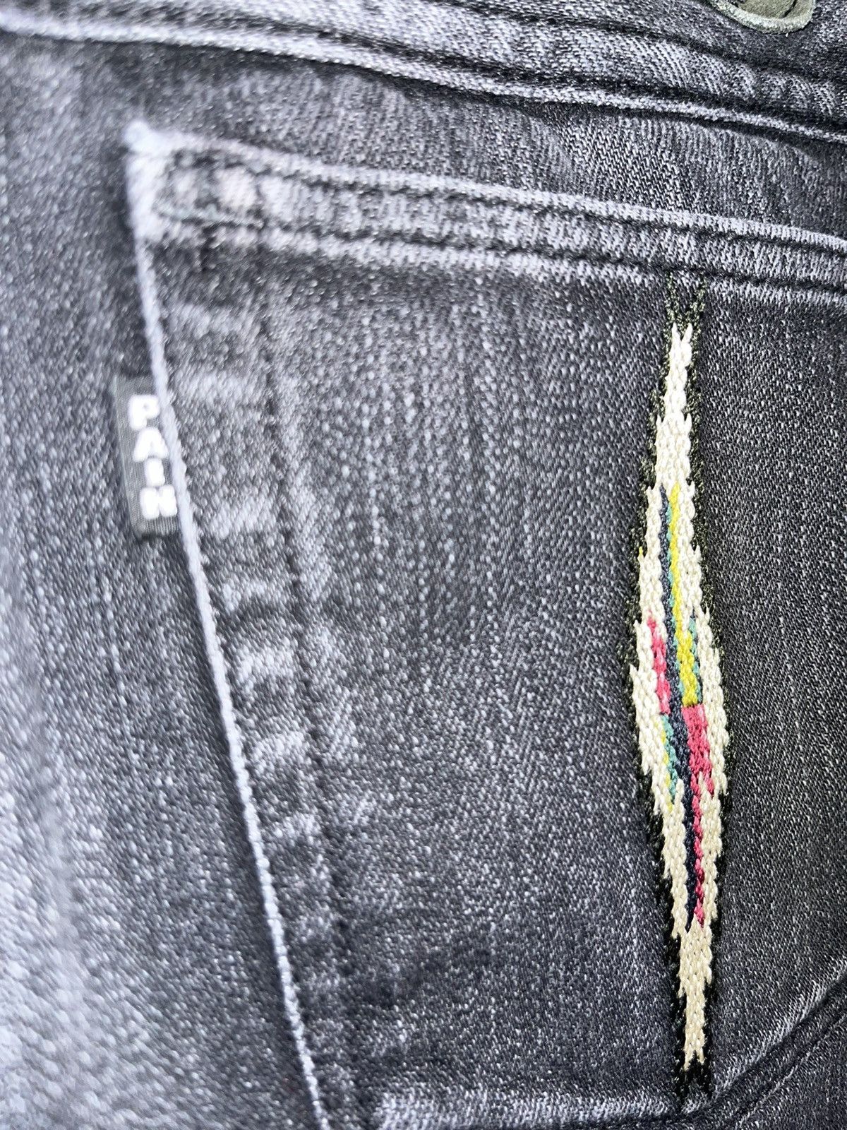 Number (N)ine OG Number (N)ine AW05 Crying Heart Patch Ortega Pain Denim Size US 30 / EU 46 - 6 Thumbnail