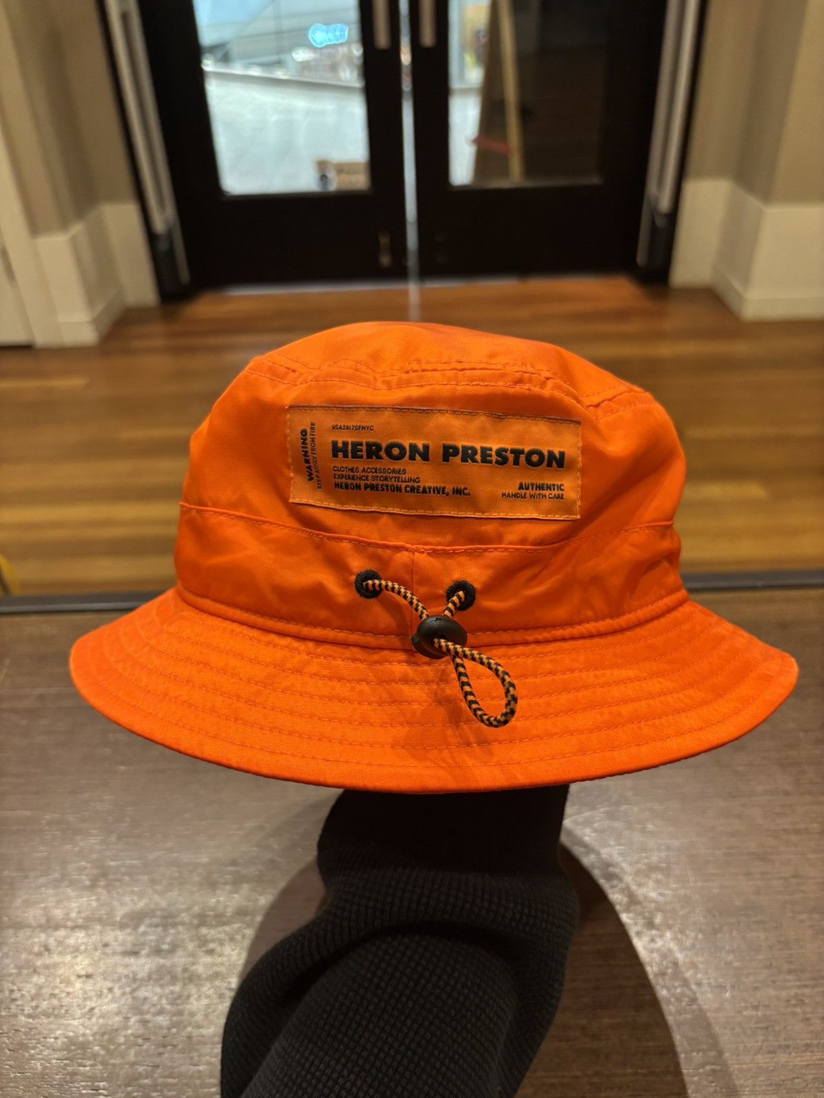 Heron Preston Heron Preston Logo Bucket Hat Size ONE SIZE - 2 Thumbnail
