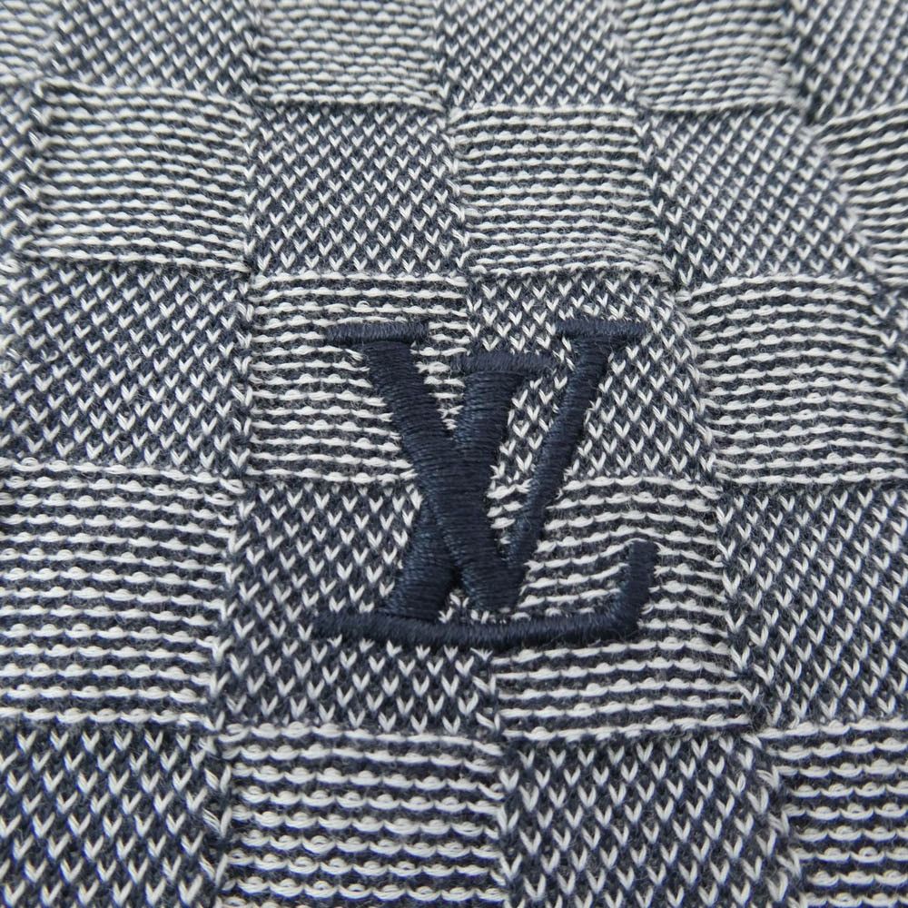 Louis Vuitton LOUIS VUITTON Damier LV logo cotton stole scarf france paris Size ONE SIZE - 3 Thumbnail