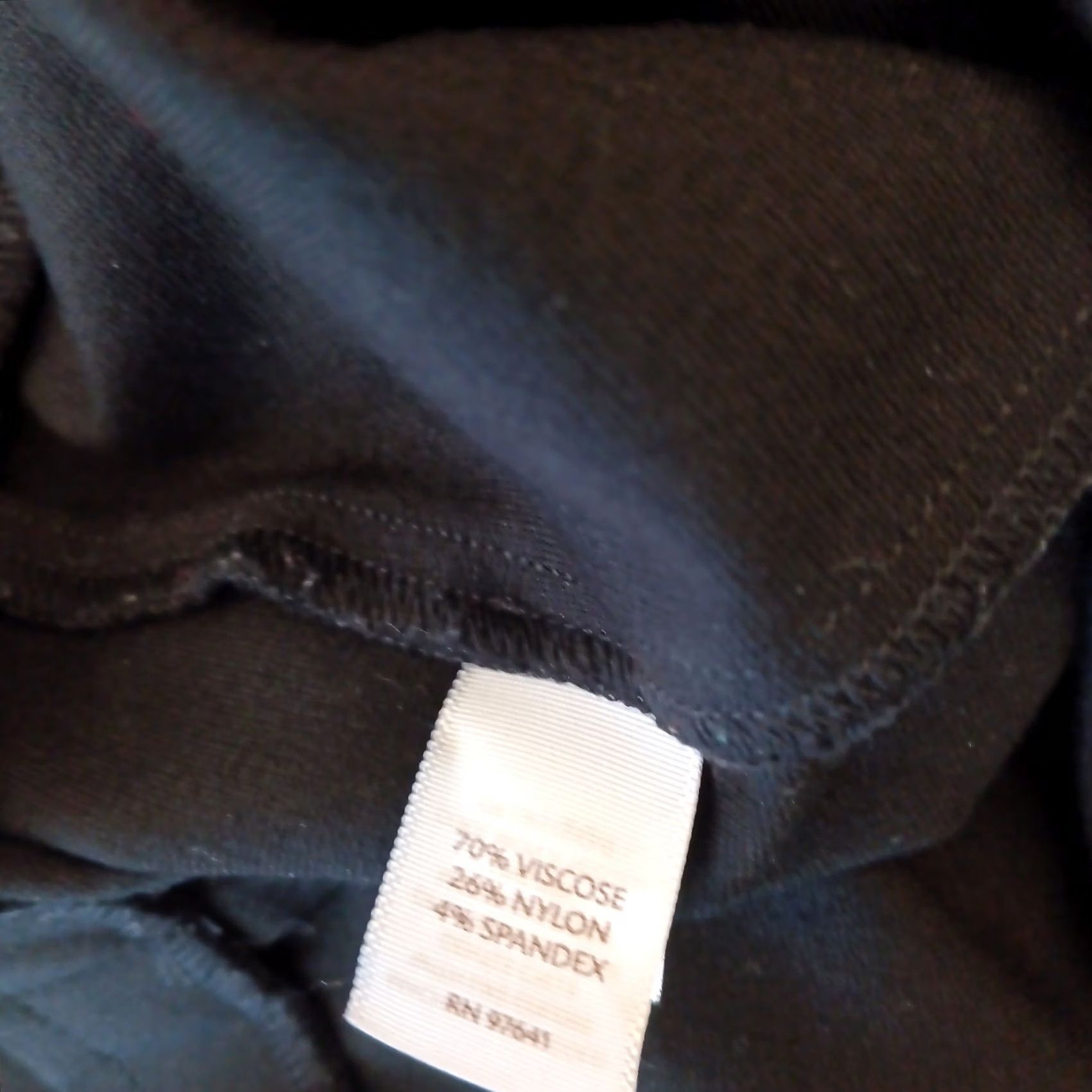 J. Jill J.Jill Skirt Petite Medium Short Black Stretch Pull On Slit Size 32" / US 10 / IT 46 - 7 Thumbnail