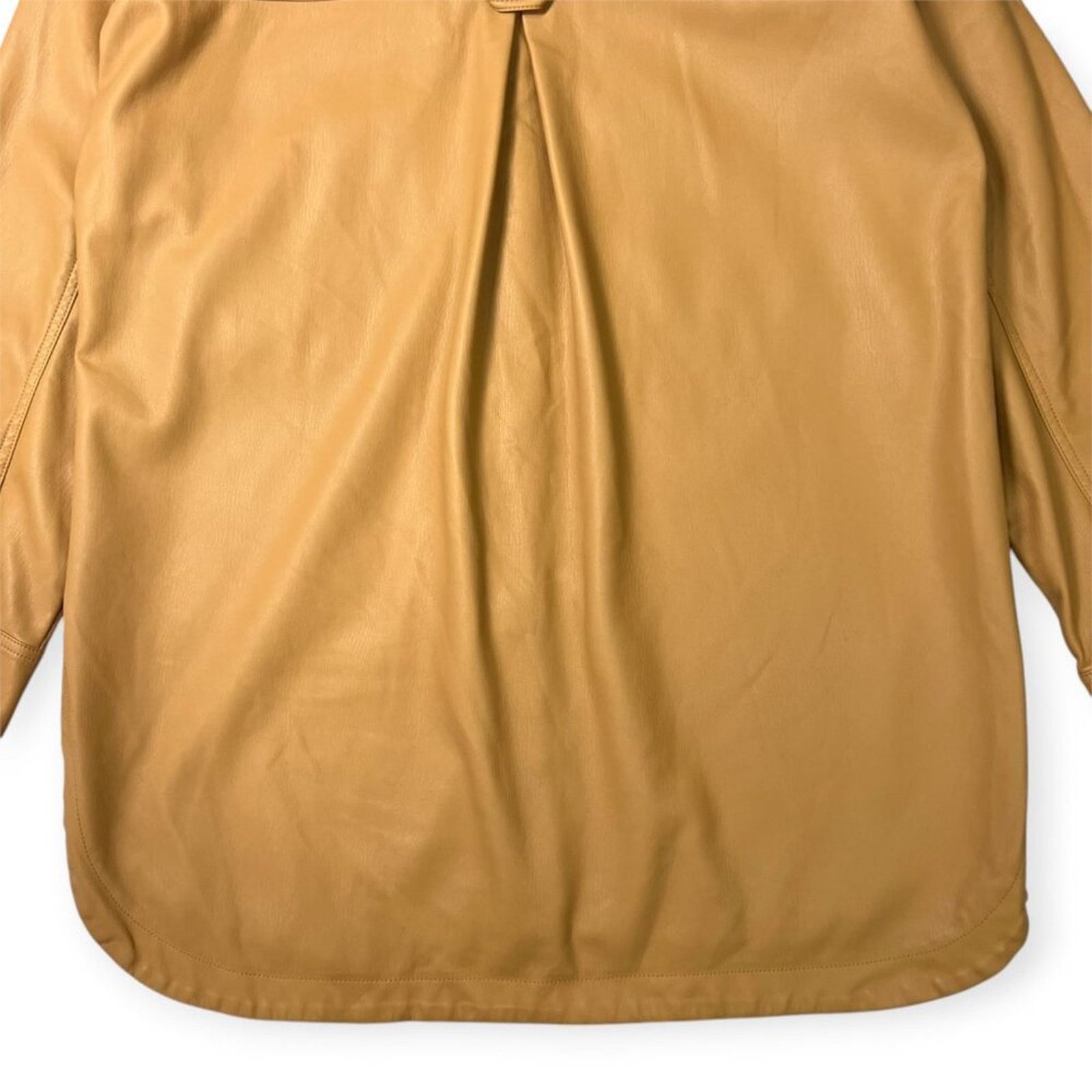 Anthropologie Maeve Oversized Vegan Leather Button Shacket Womens L Size L / US 10 / IT 46 - 12 Thumbnail