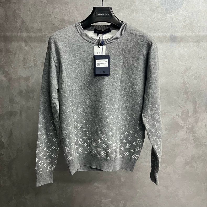 Louis Vuitton Grey Gradient Sweater