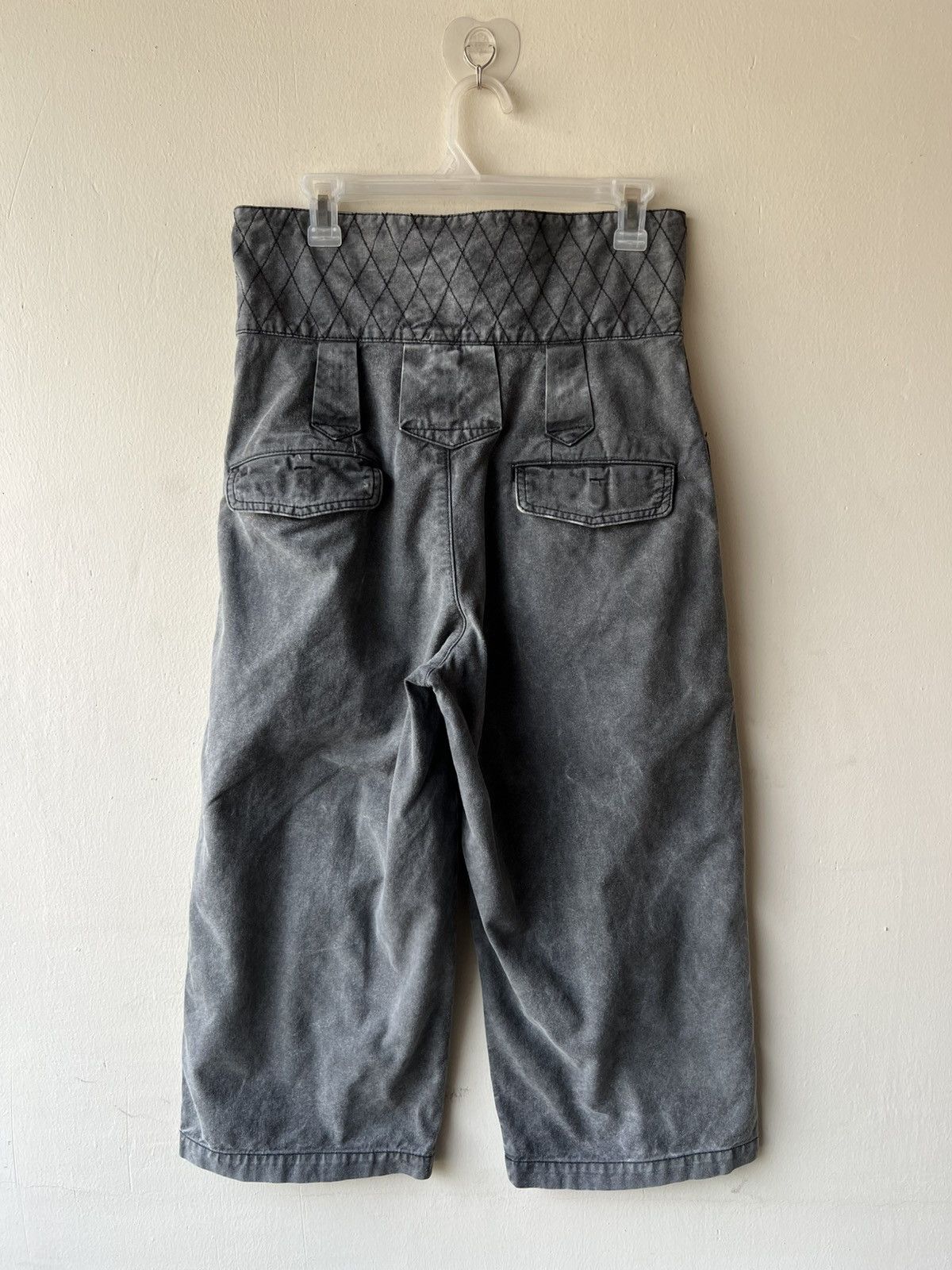 Bernhard Willhelm Archive Bernhard Willhelm High Waist Baggy Wide Cropped Pant Size US 29 - 3 Thumbnail