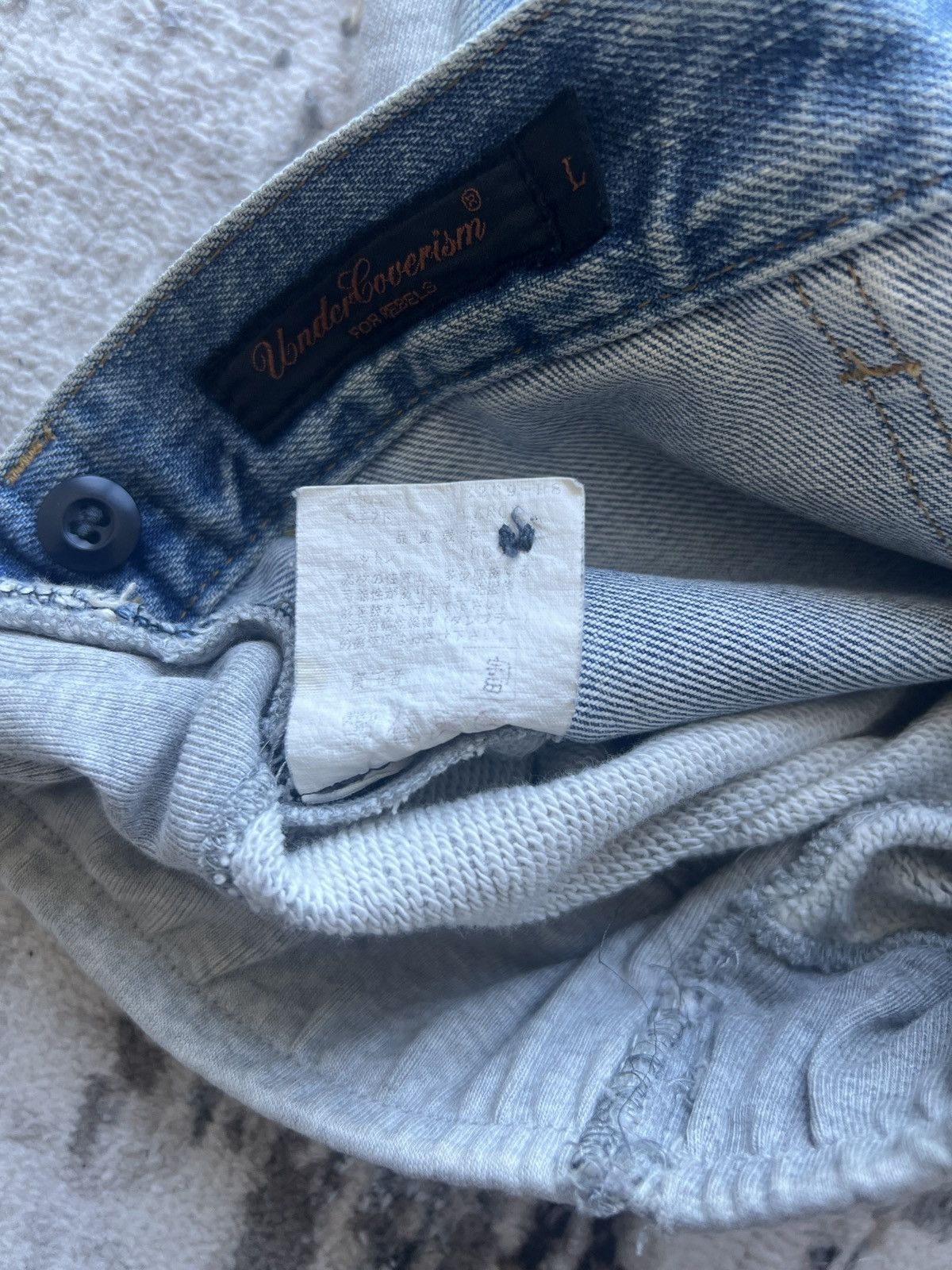 Undercover AW03 Undercover Paperdoll Hybrid Denim Size US 31 - 7 Thumbnail
