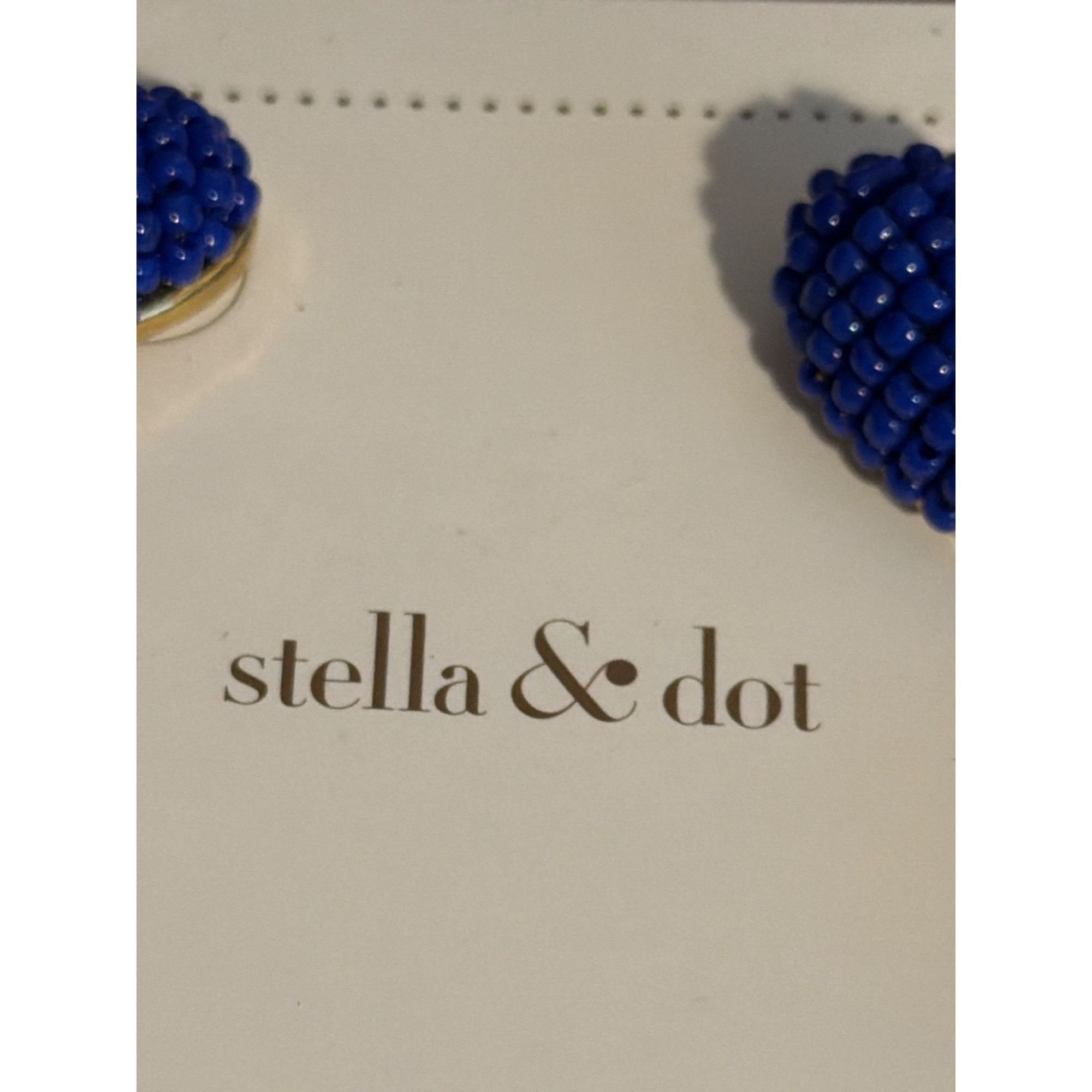 Other Stella & Dot Blue Ashton Beaded Tassel Statement Earrings 2. Size ONE SIZE - 3 Thumbnail