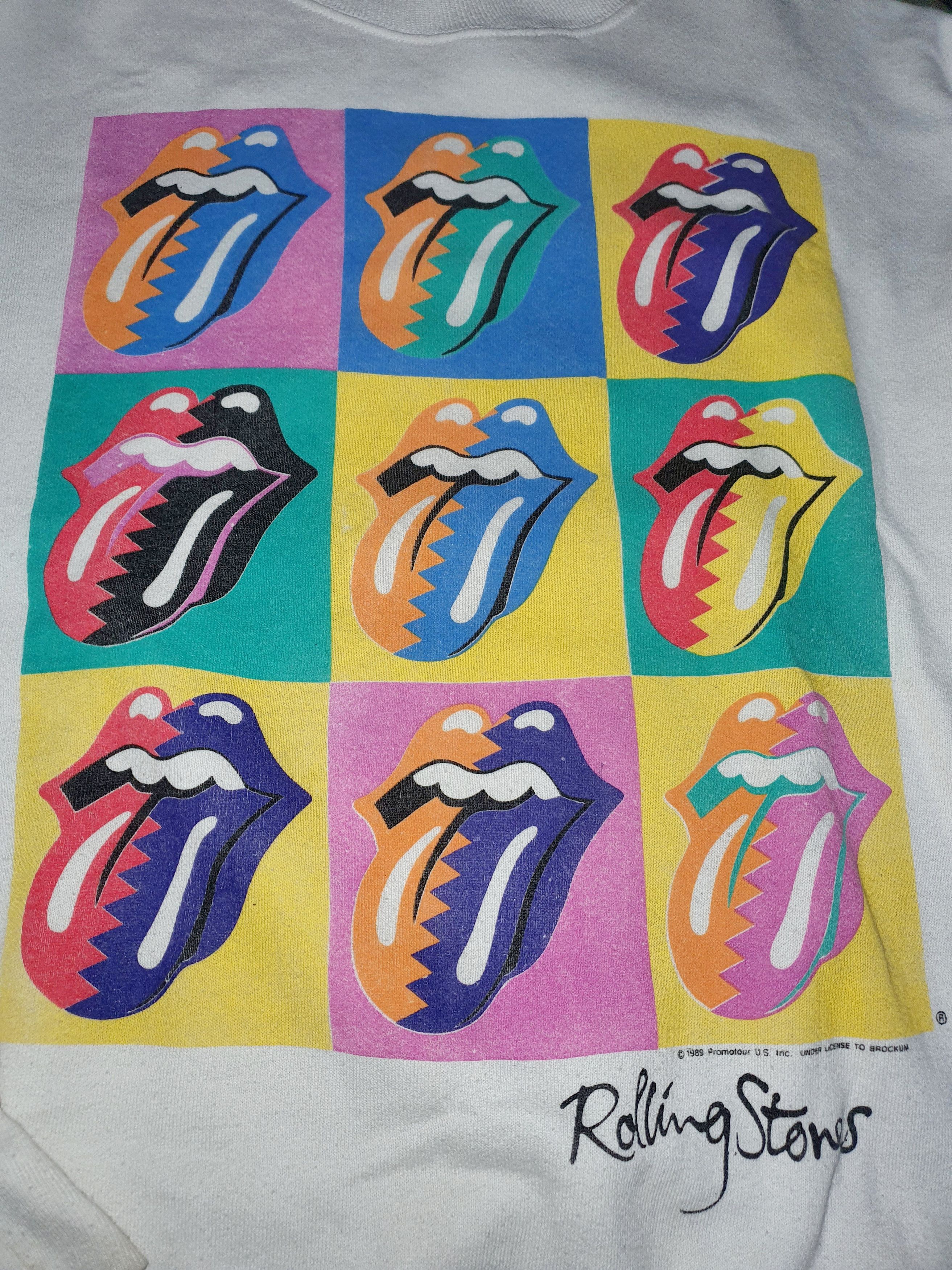 Band Tees × The Rolling Stones × Vintage 🌹Rolling Stones Sweatshirt XL🌹 Size US XL / EU 56 / 4 - 4 Thumbnail