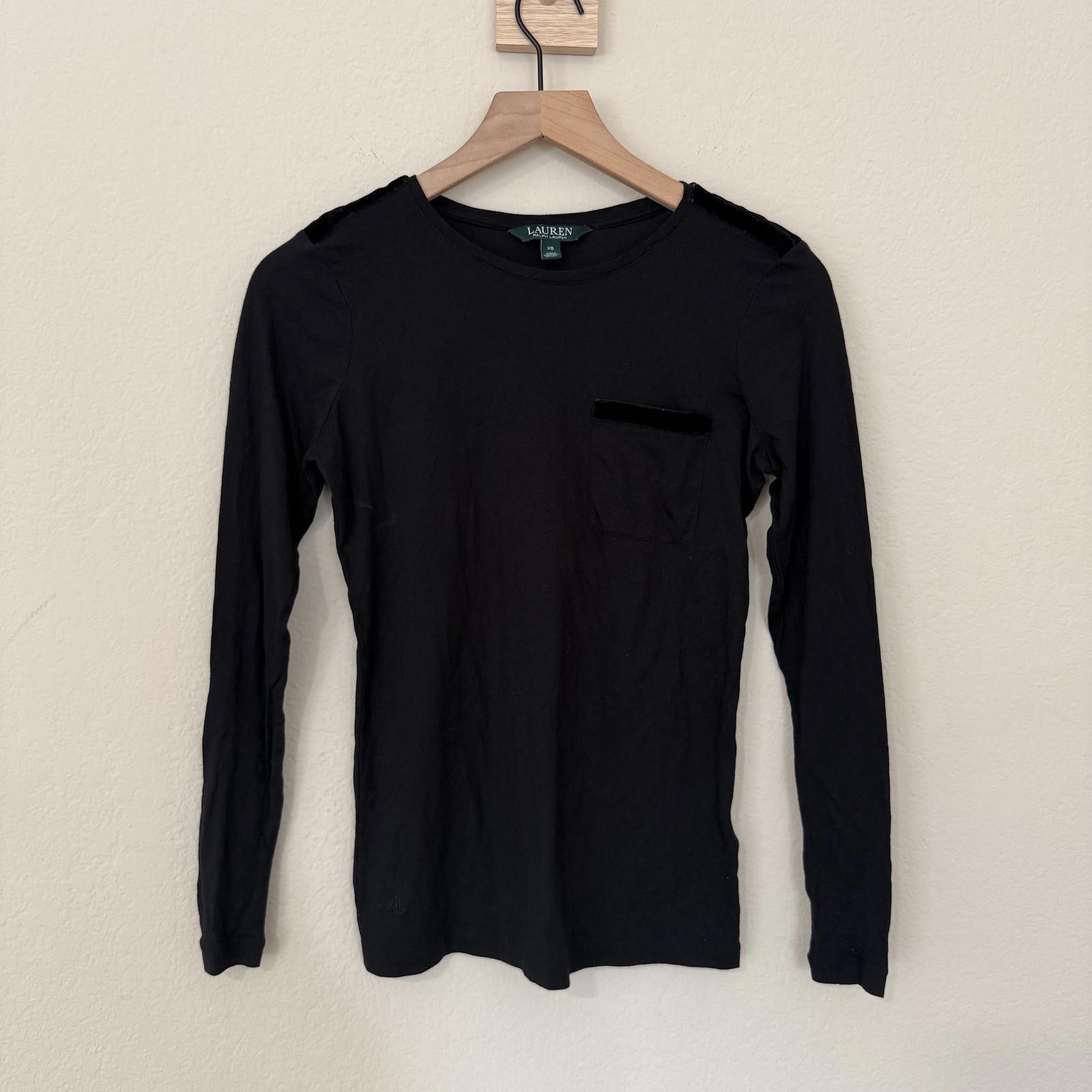 Polo Ralph Lauren Ralph Lauren Shirt Women's XS Black Lauren Size XS / US 0-2 / IT 36-38 - 1 Thumbnail