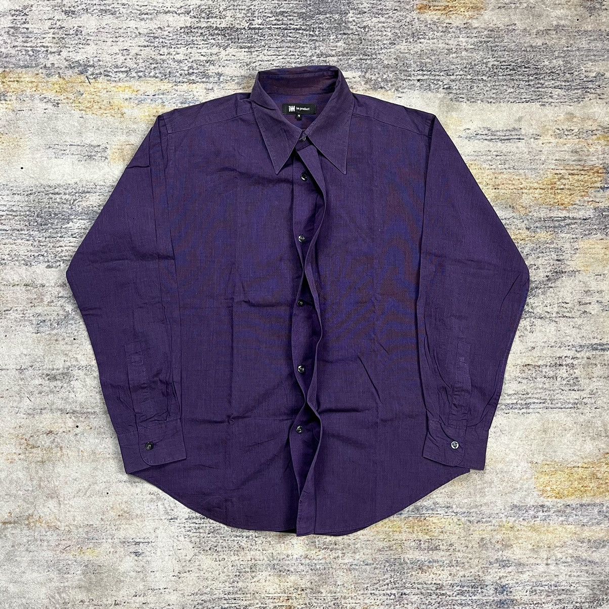 Issey Miyake Vintage Im Issey miyake purple long sleeve shirt Size US M / EU 48-50 / 2 - 2 Thumbnail