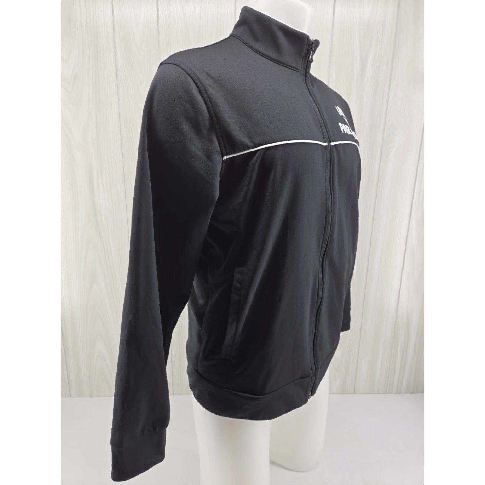 Under Armour Under Armour Project Rock Jacket Men Medium Black Zip-Up Iron Paradise Track Top Size US M / EU 48-50 / 2 - 6 Thumbnail