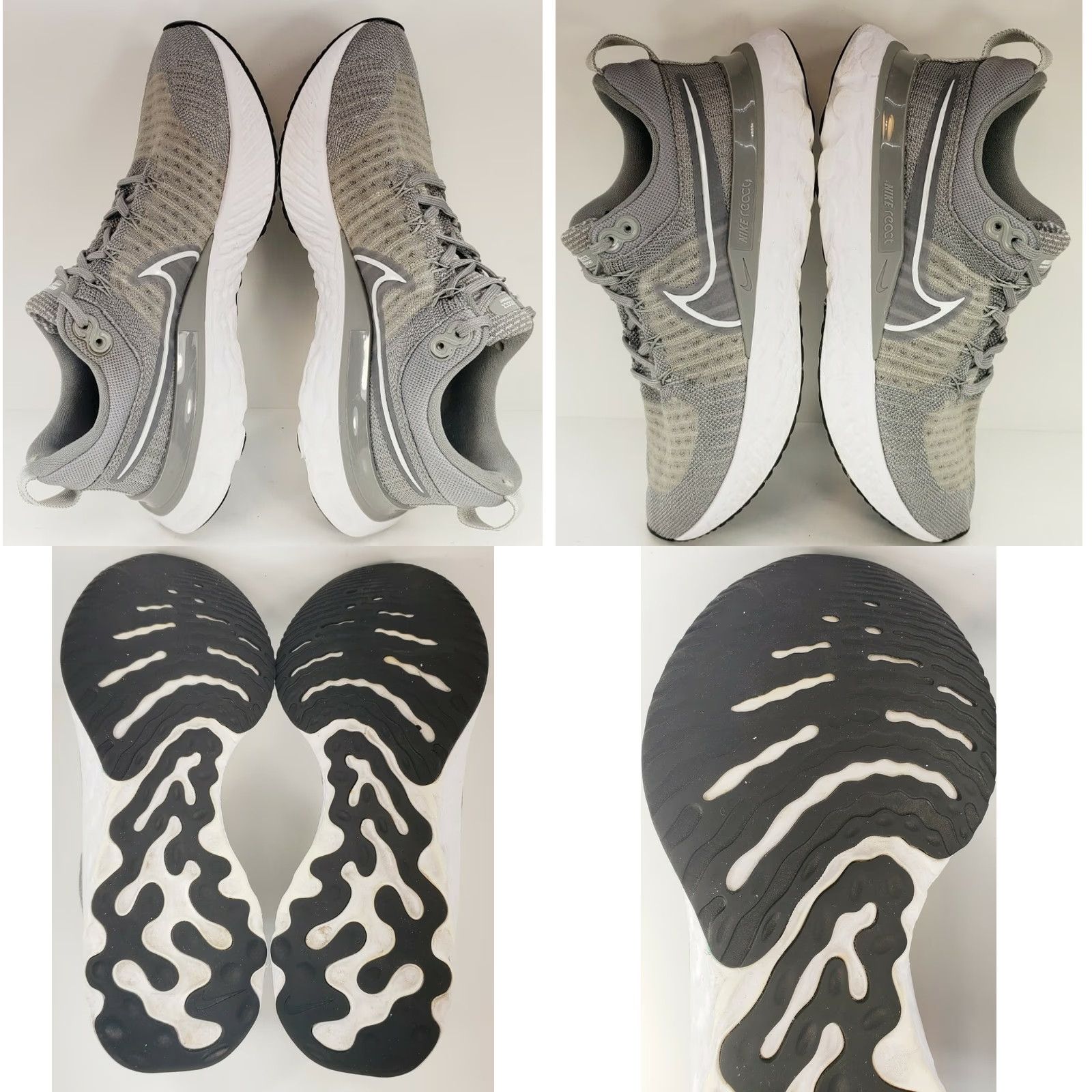 Nike Nike React Infinity Run Flyknit 2 Particle Gray 2021 Women's 8M 39EU Sneaker Size US 8 / IT 38 - 8 Thumbnail