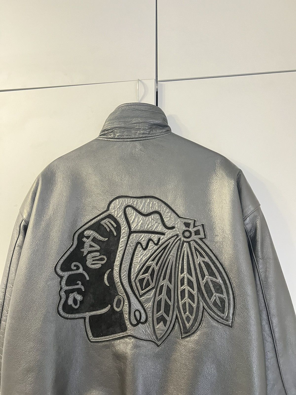 Jeff Hamilton Jeff Hamiltone Vintage Leather Chicago Blackhawks 🇺🇸 Size US L / EU 52-54 / 3 - 5 Thumbnail