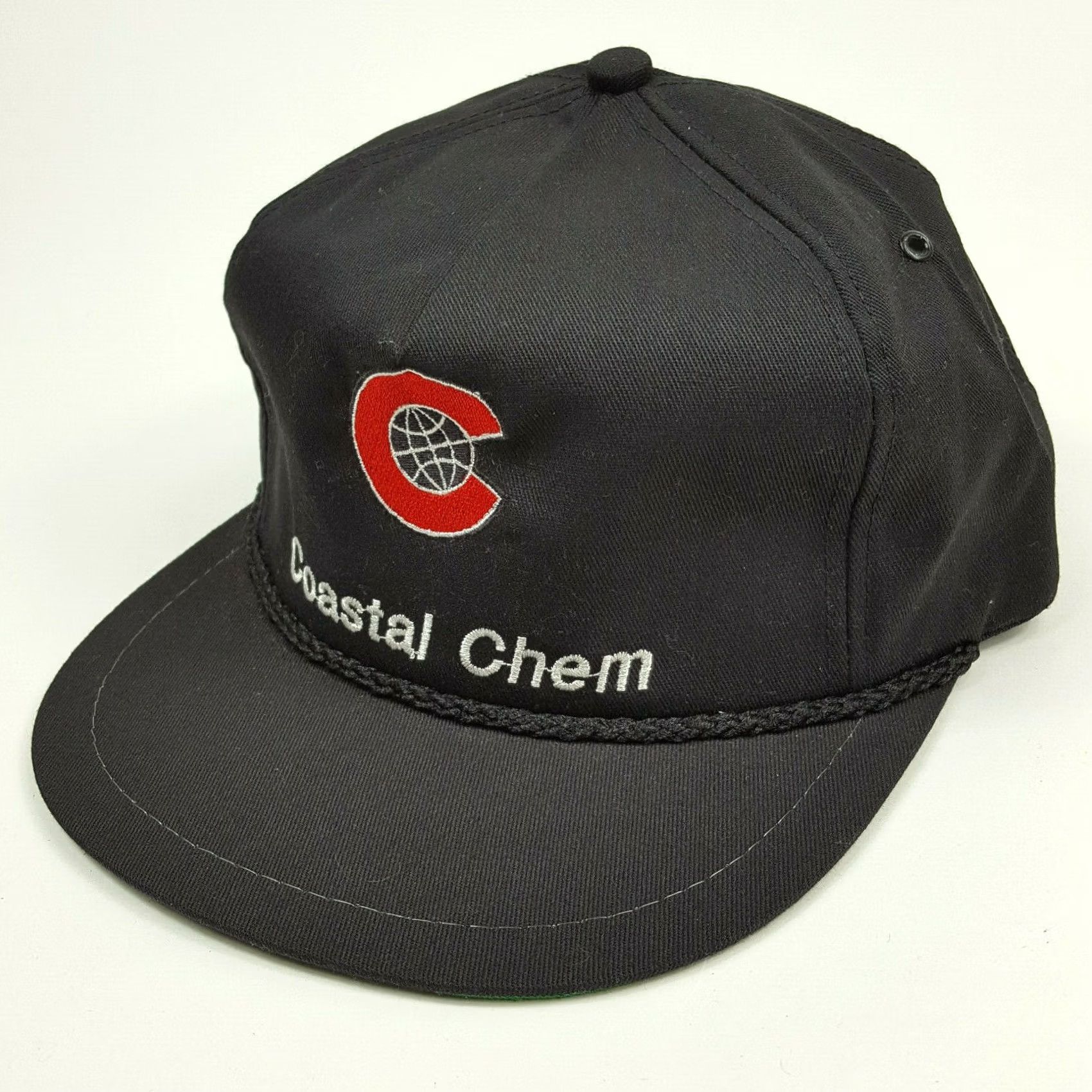 J Brand VINTAGE K-Brand Coastal Chem Trucker Hat Cap Men's Adjustable Black Vintage USA Made Size ONE SIZE - 3 Thumbnail