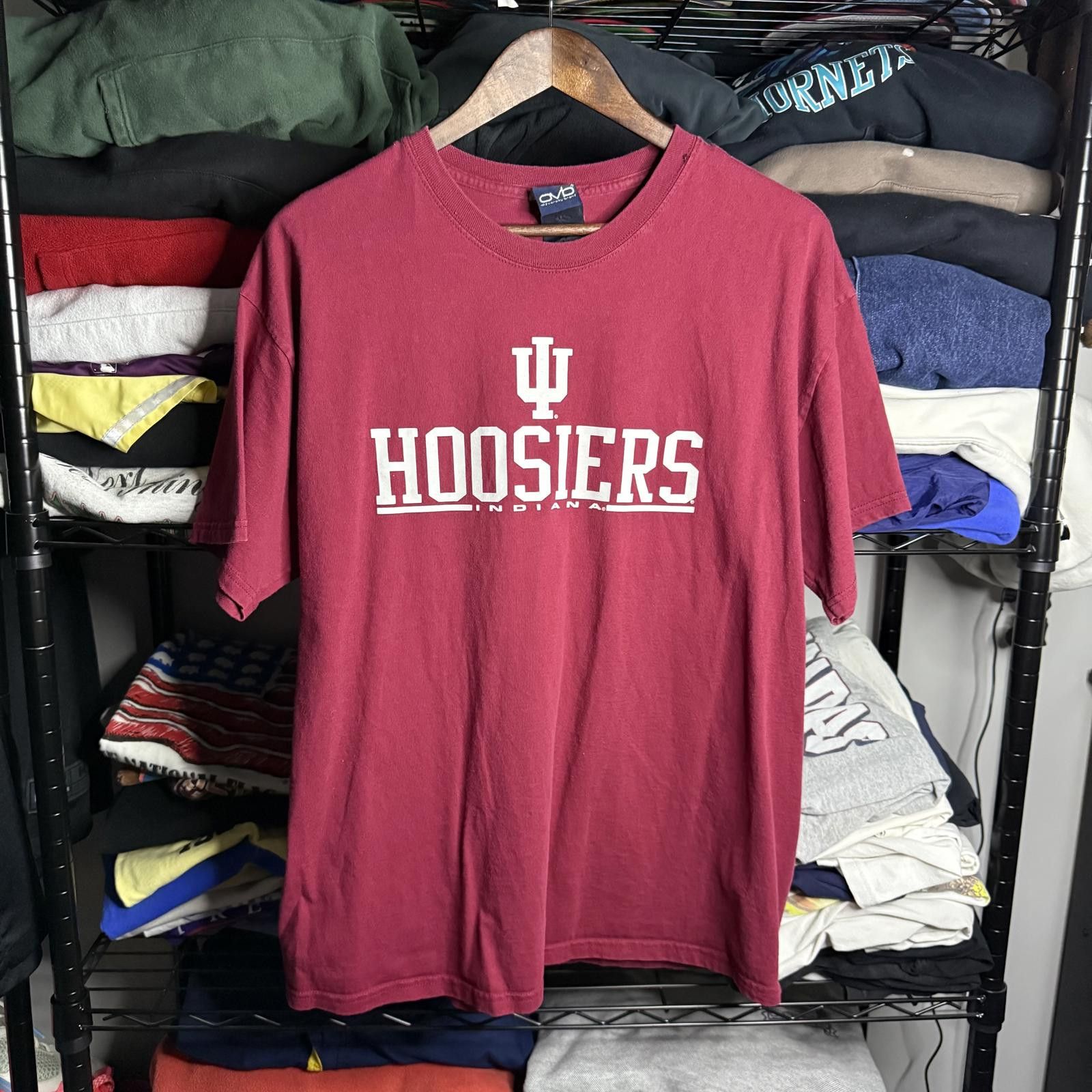 Designer Vintage Indiana Hoosiers OVB T-shirt Size US XL / EU 56 / 4 - 1 Thumbnail