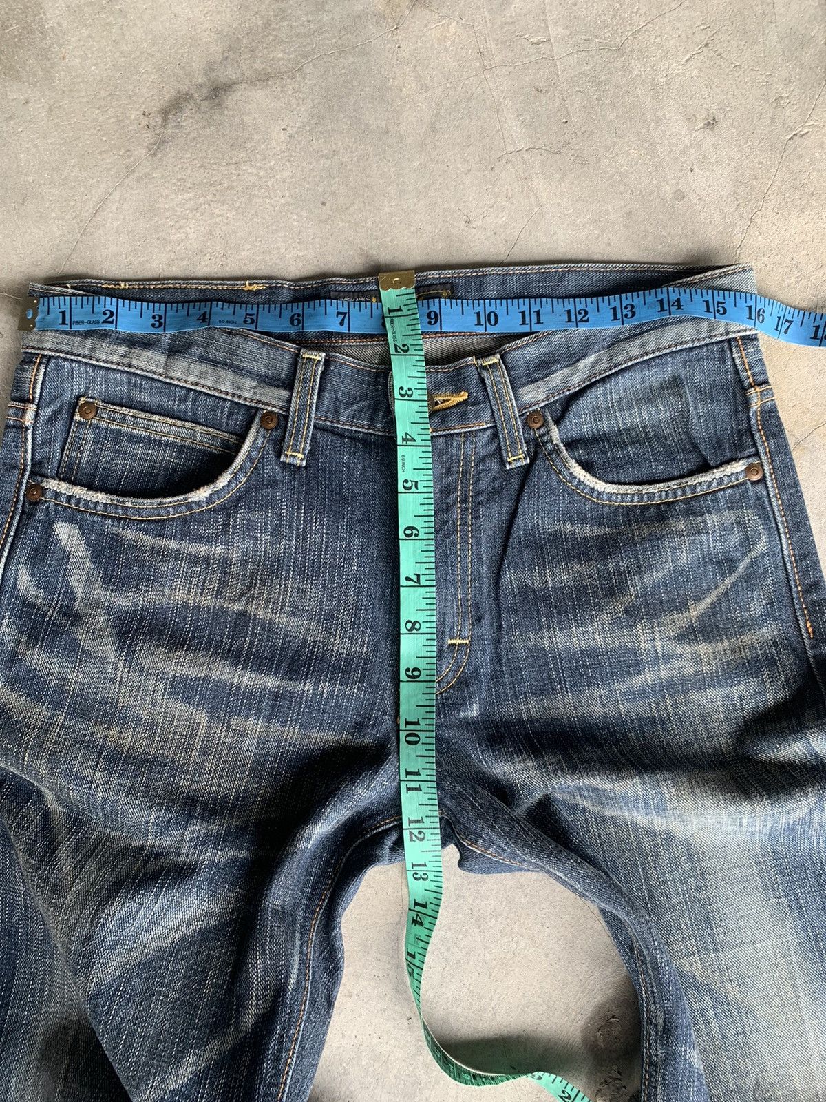 Lee Flare Lee Rider nice faded. Size US 32 / EU 48 - 7 Thumbnail