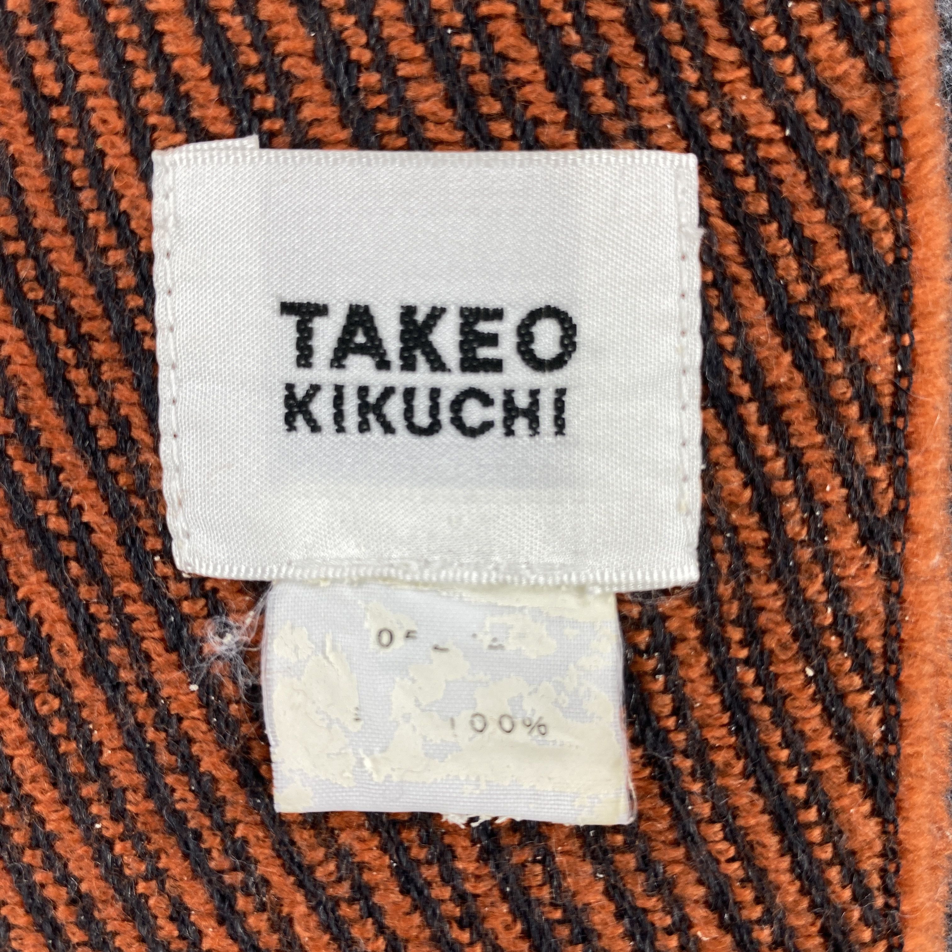 Takeo Kikuchi × Vintage GF10659 Takeo Kikuchi Scarf Neck Wear Muffler Nova Check Size ONE SIZE - 2 Thumbnail