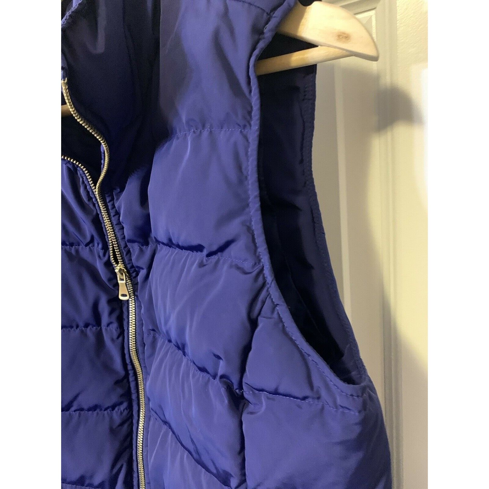 Talbots Talbots Blue Button Up Puffer Vest Sz S Size S / US 4 / IT 40 - 7 Thumbnail