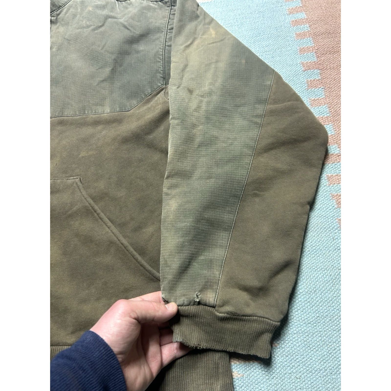 Vintage VINTAGE Columbia Jacket Men L Fleece Lined Green Full Zip Ripstop Sweatshirt Outer Cotton Blend Full Zip Fleece Fool? Size US L / EU 52-54 / 3 - 2 Thumbnail