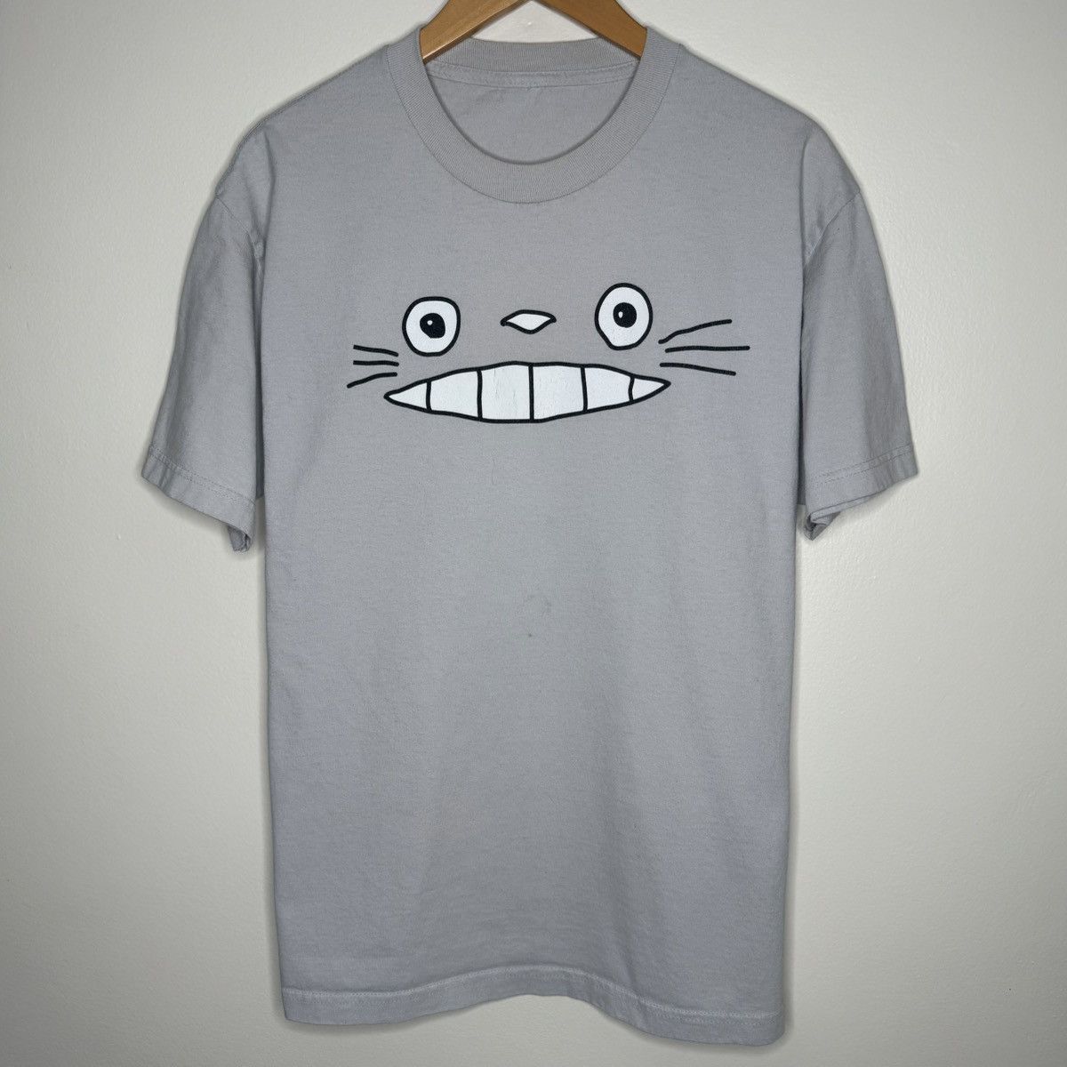 Anime Rare Vintage 90’s My Neighbor Totoro Anime T-Shirt Big Logo Size US L / EU 52-54 / 3 - 2 Thumbnail