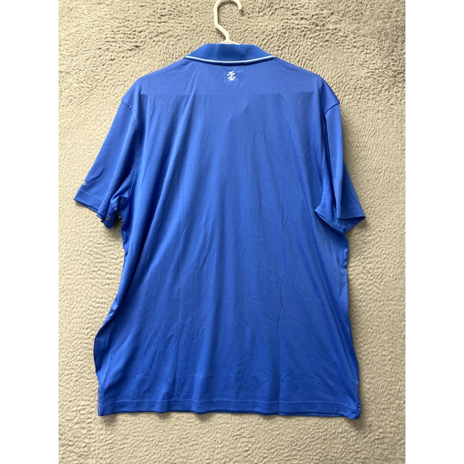 Izod IZOD Men's Large Blue Stretch Golf Polo Shirt Size L Blue 34-98 Size US L / EU 52-54 / 3 - 6 Thumbnail
