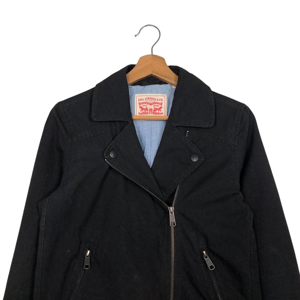 📌Vintage Chore Biker Jacket Levi's Double Collar