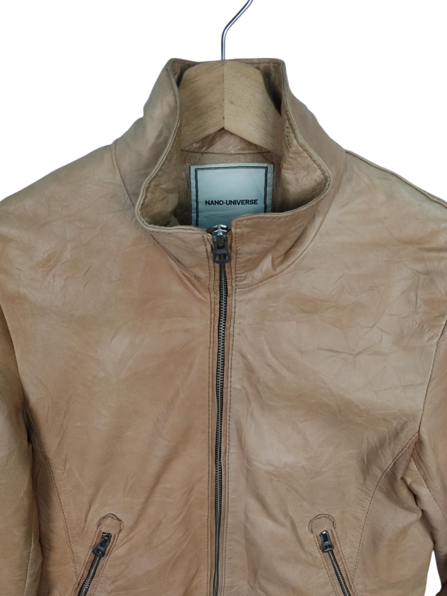 Japanese Brand Japanese Brand Nano Universe Leather Jacket Size US S / EU 44-46 / 1 - 5 Thumbnail