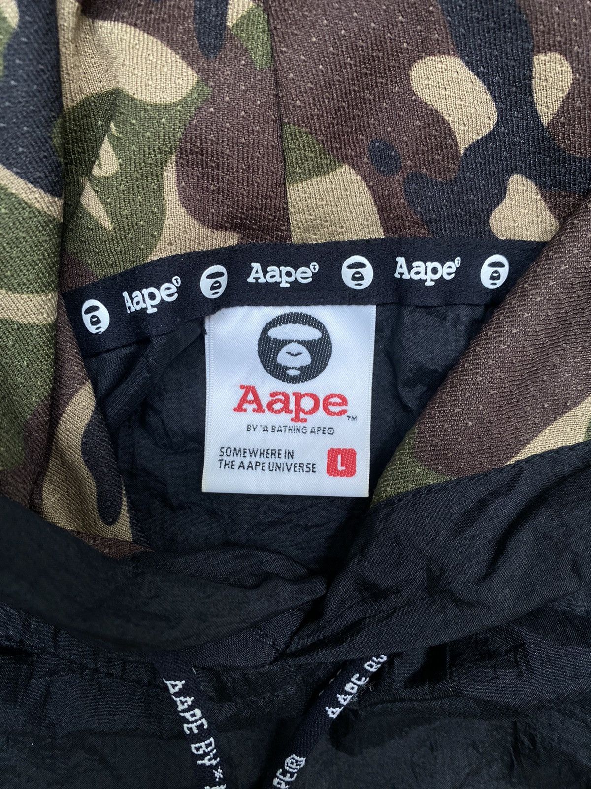 Aape × Vintage AAPE VINTAGE BIG LOGO STREETWEAR LIGHT JACKET Size US L / EU 52-54 / 3 - 7 Thumbnail