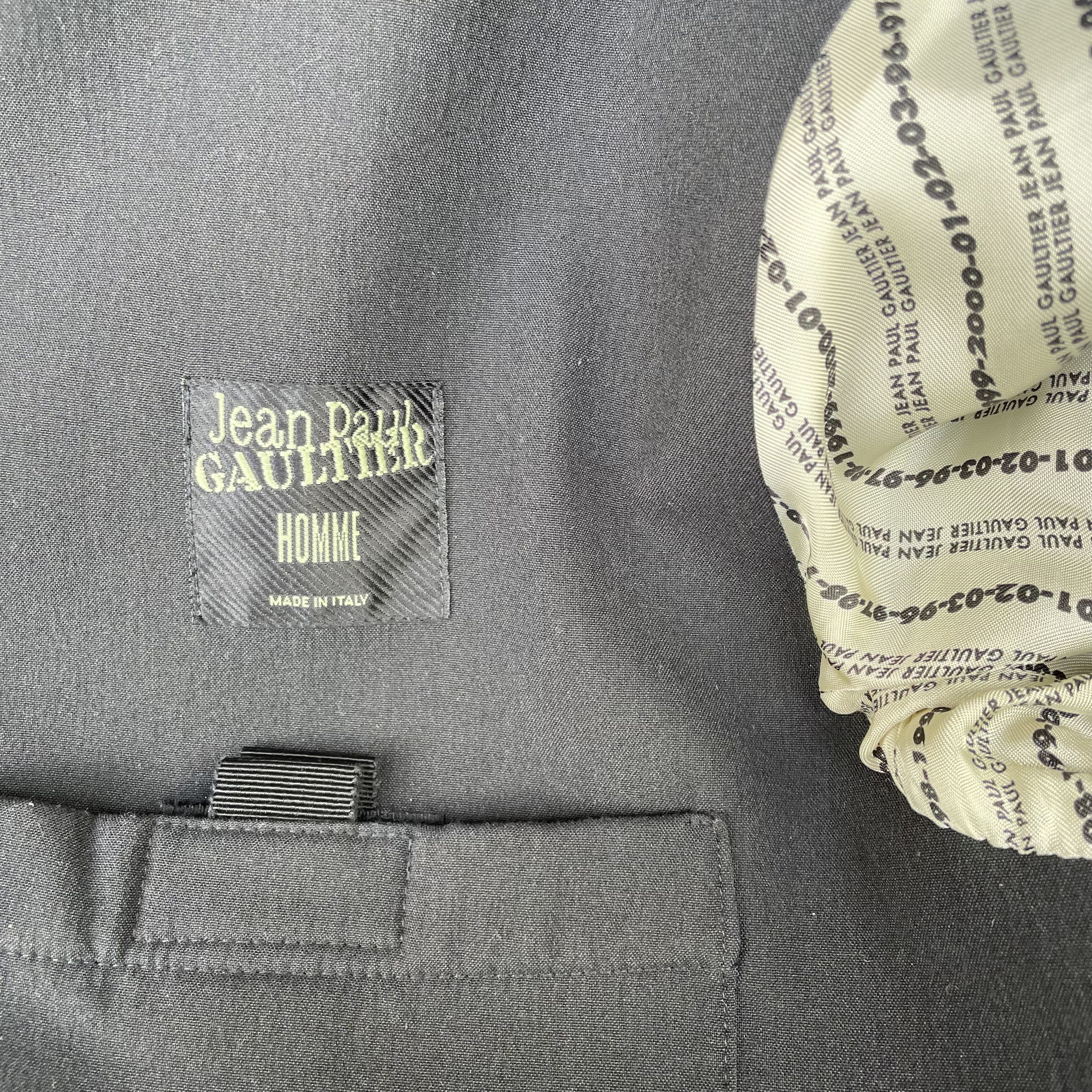 Jean Paul Gaultier JPG Jean Paul Gaultier Black Velcro Blazer Jacket Size US L / EU 52-54 / 3 - 12 Thumbnail