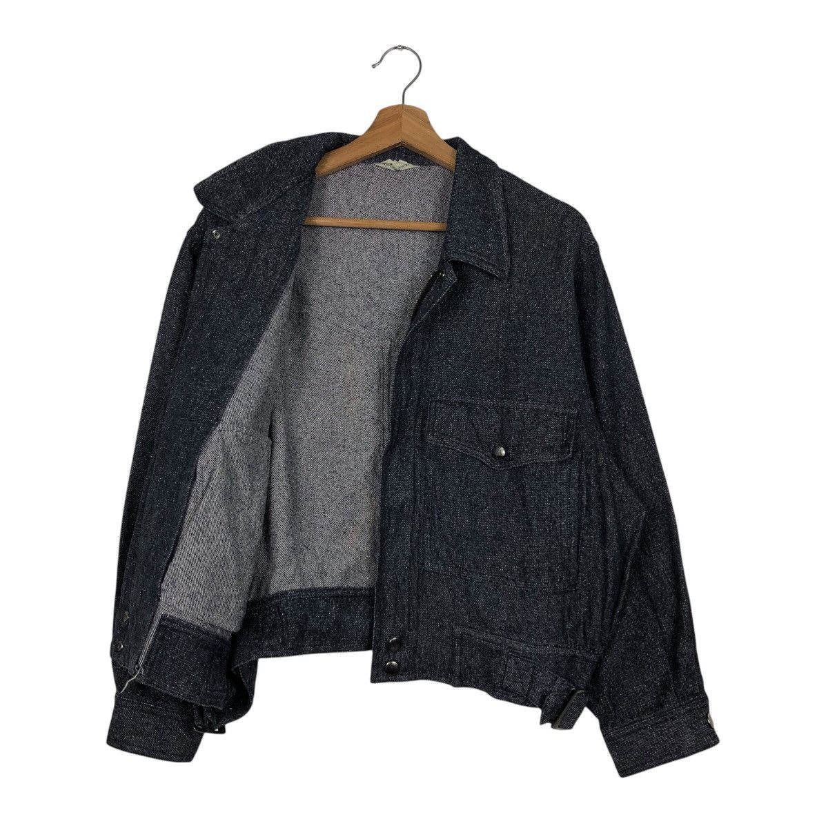 Japanese Brand 📌Vintage Denim Bomber Jacket Mige Parso Issey Miyake Size US M / EU 48-50 / 2 - 12 Thumbnail