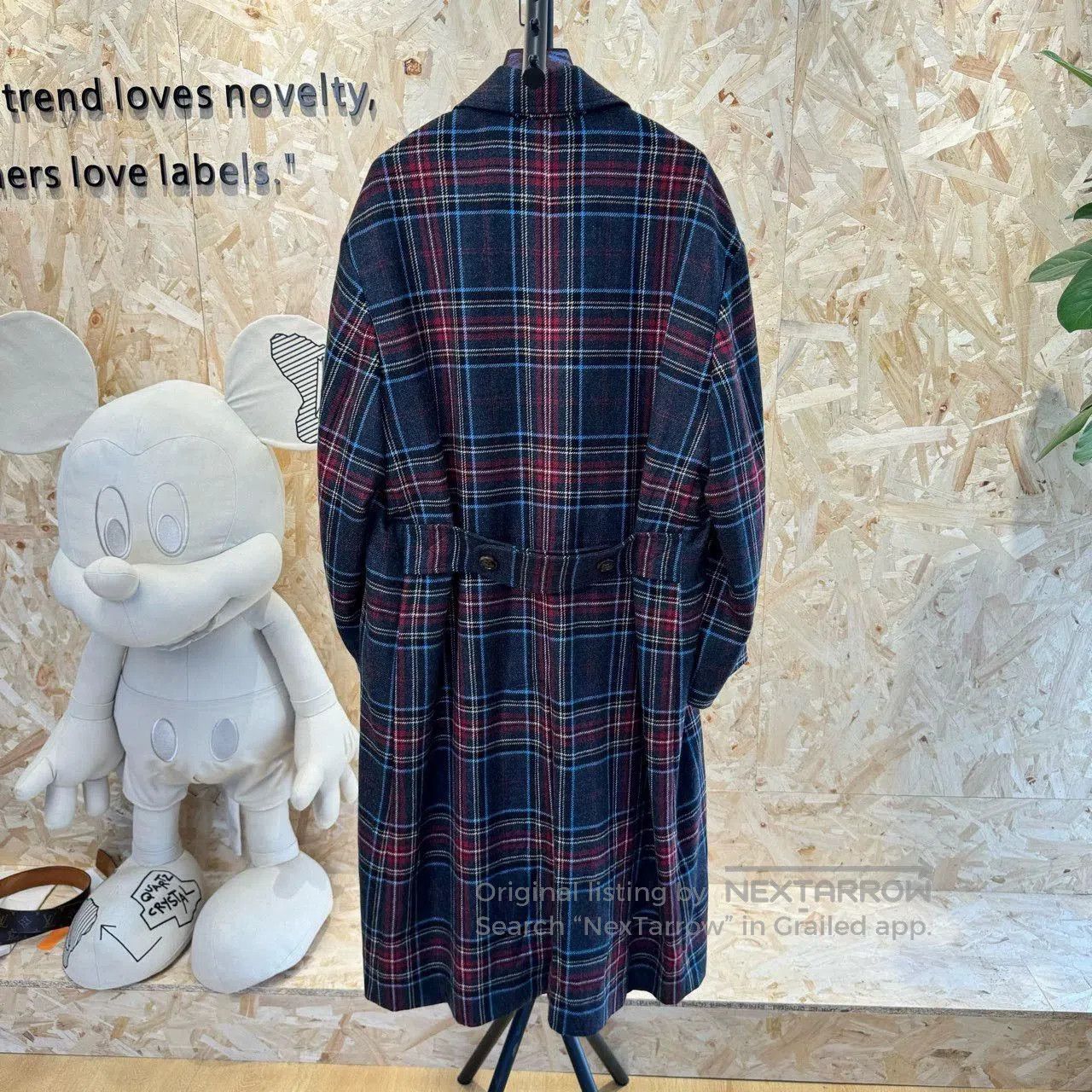 Gucci gucci plaid cashmere coat with tags. Size XL / US 12-14 / IT 48-50 - 2 Thumbnail