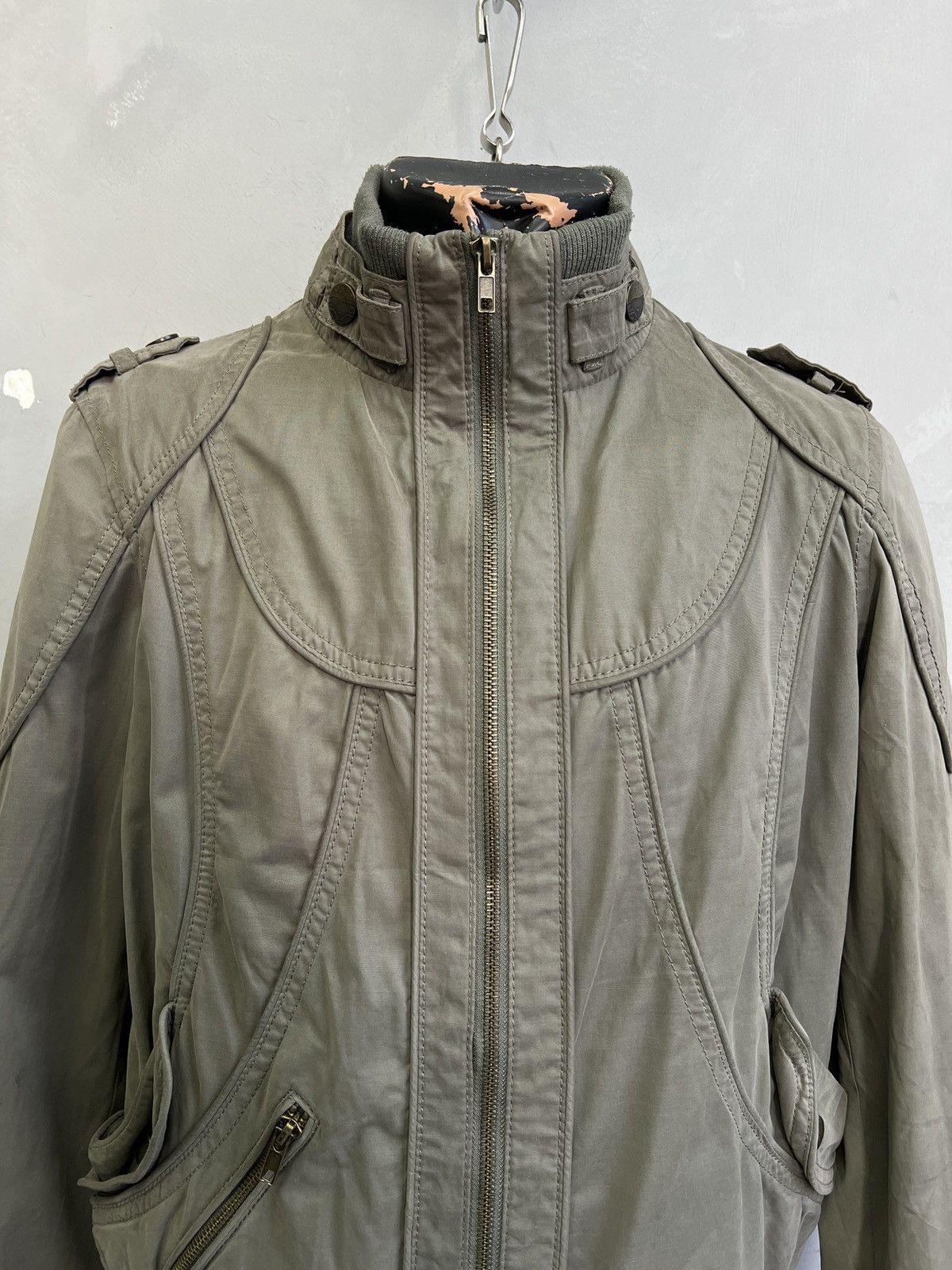 14th Addiction Y2k avant garde cropped bomber jacket dolce gabbana style Size US M / EU 48-50 / 2 - 2 Thumbnail
